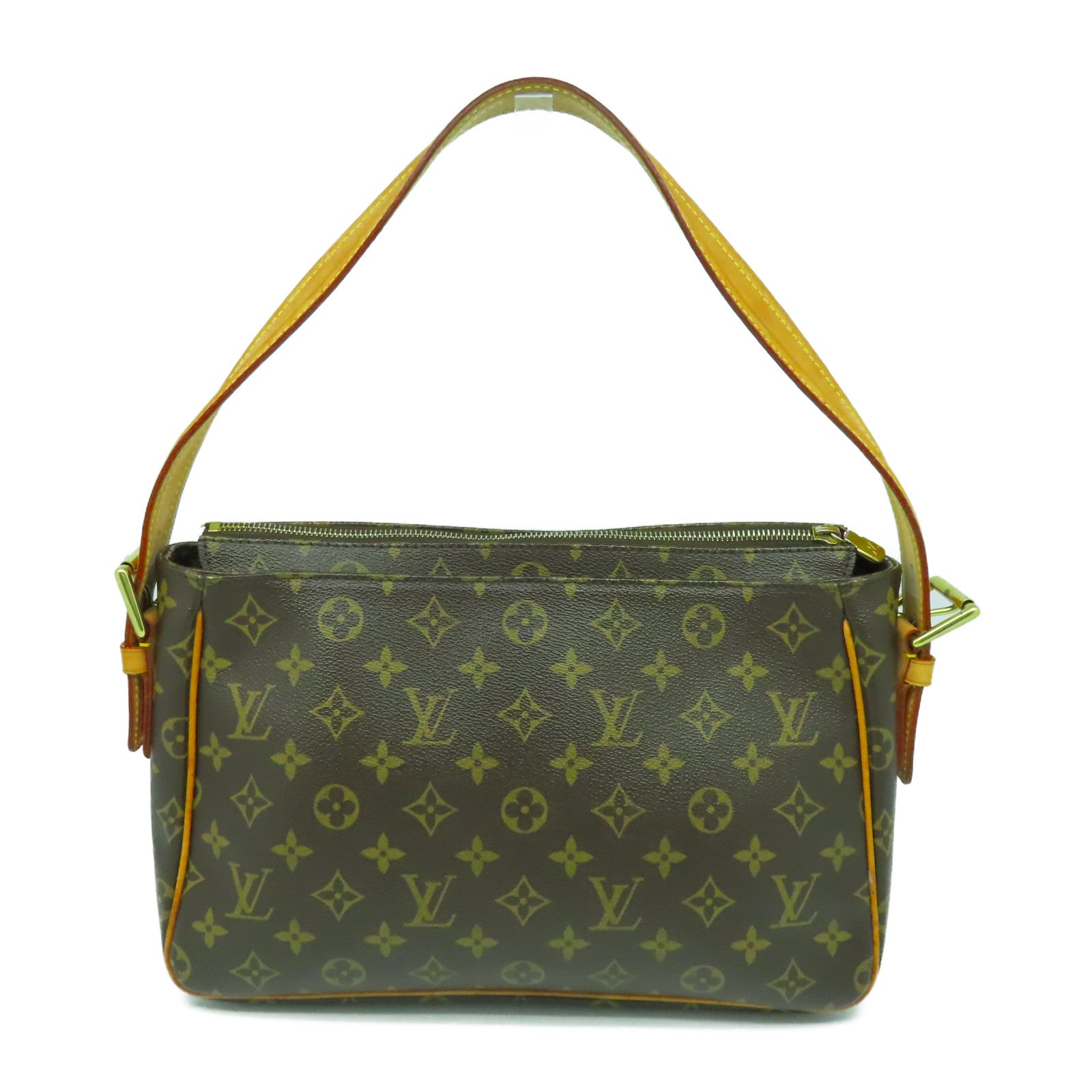 LOUIS VUITTON 【激減優惠】Monogram Viva Cite GM金扣肩背袋啡色