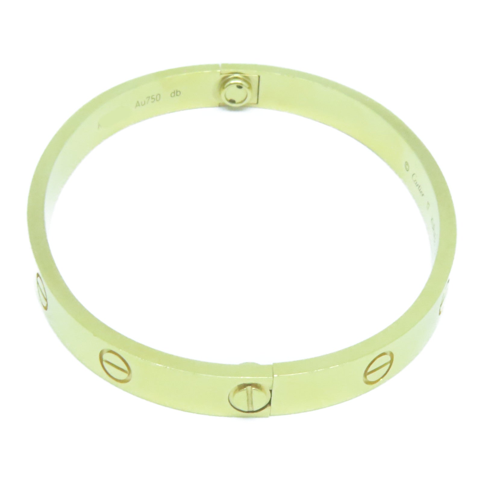 CARTIER 18K黃金Love Bracelet手鐲金色
