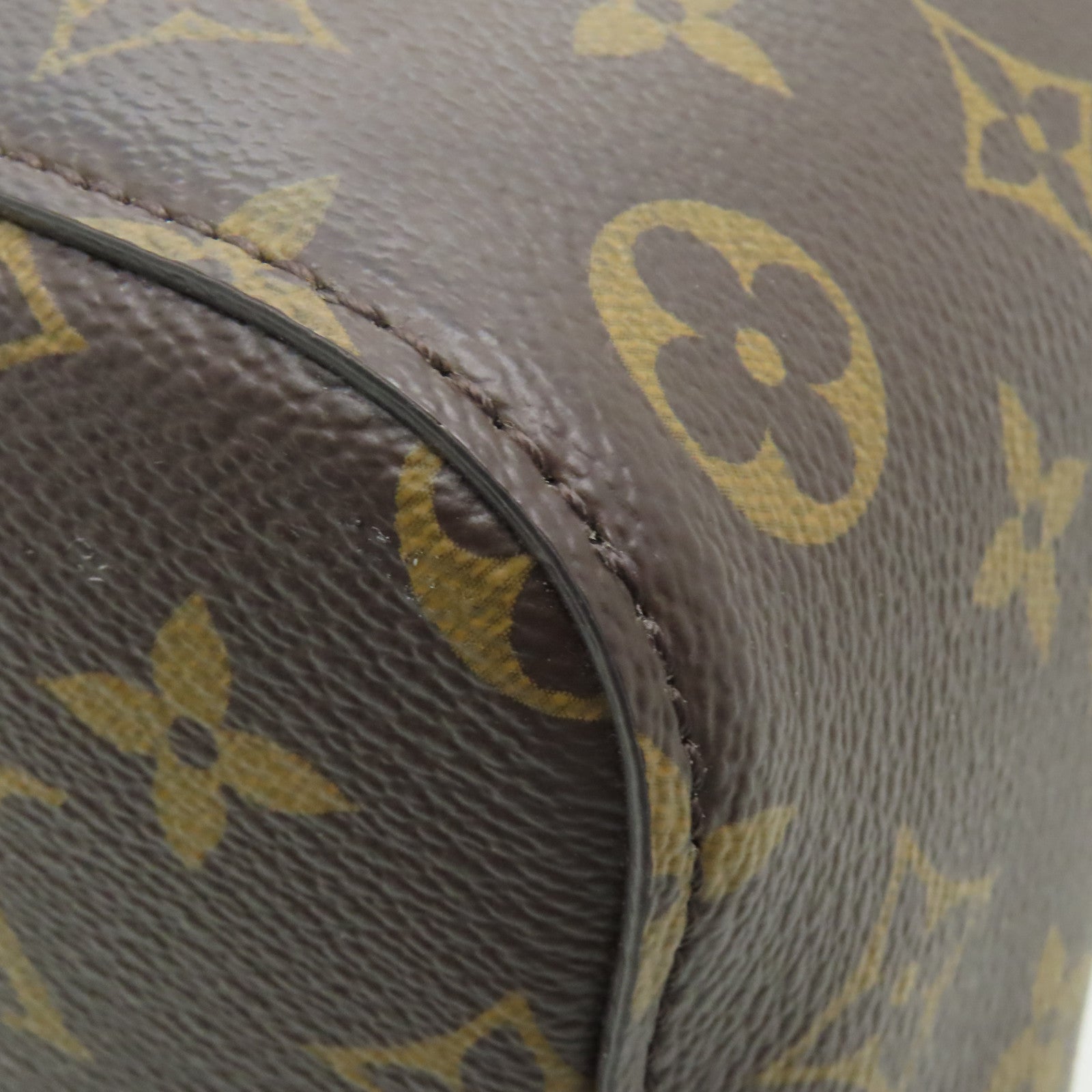 LOUIS VUITTON Monogram Neo Noe MM金扣肩背袋啡色/粉紅色