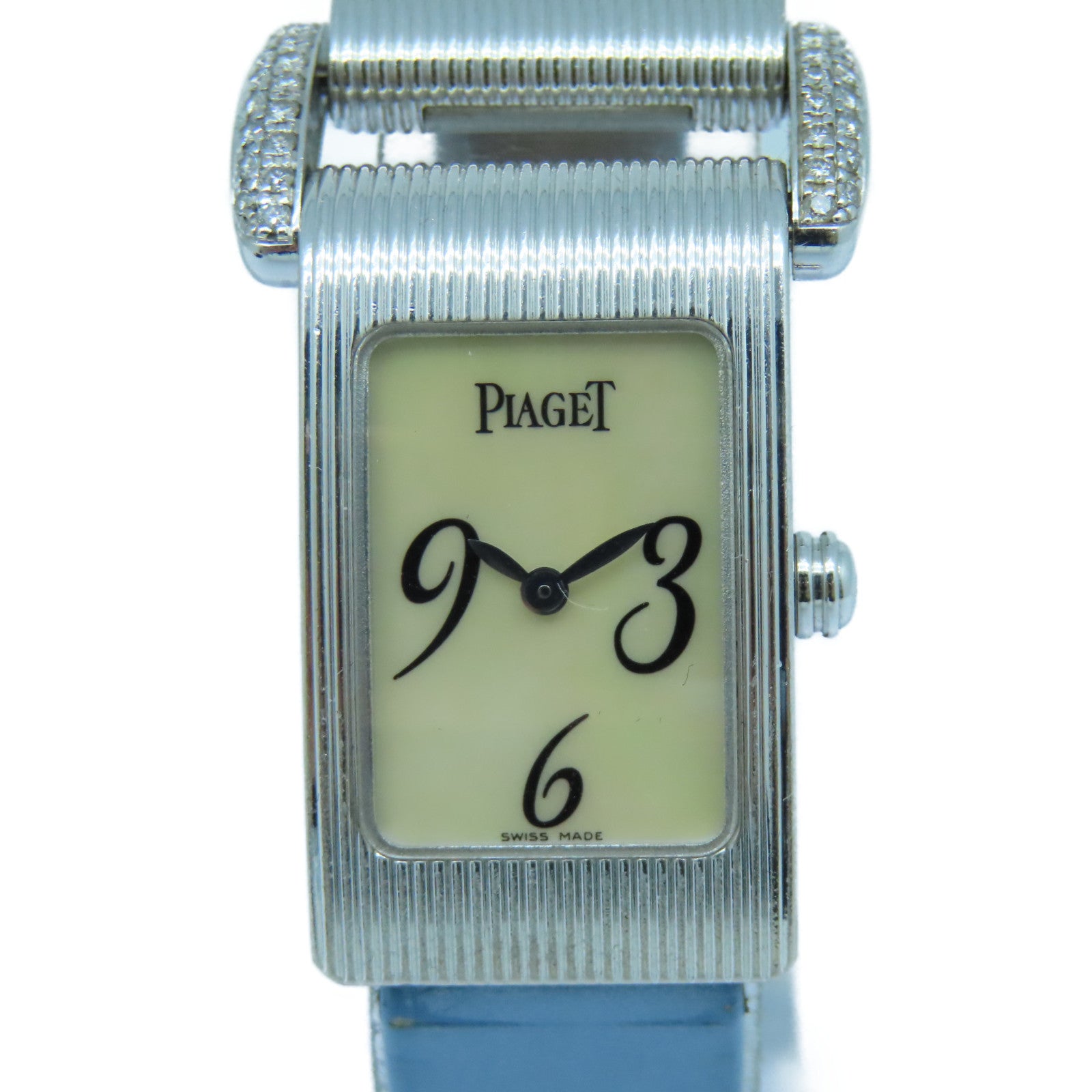 PIAGET Miss Protocole18K白金手表石英机芯米色