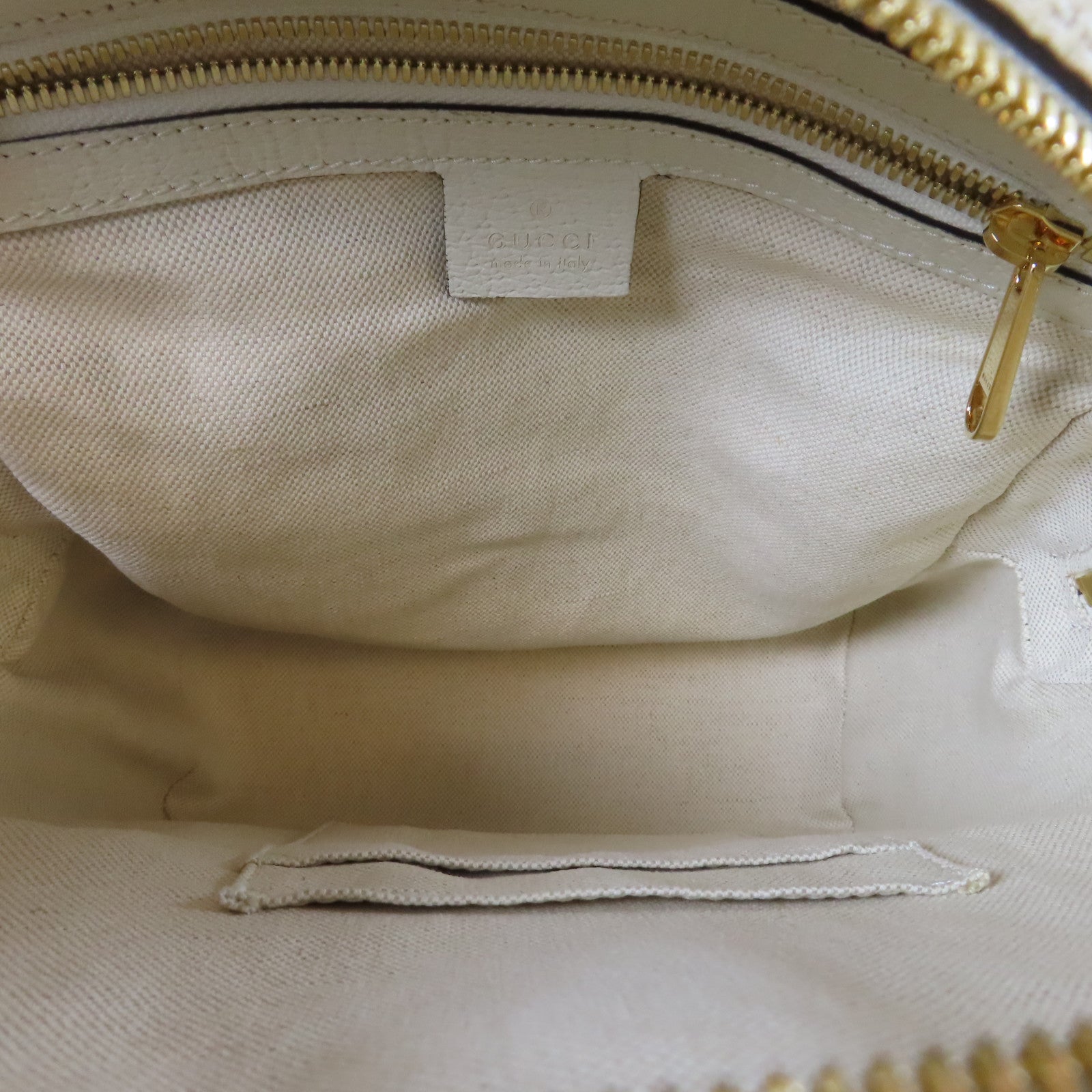 GUCCI 塗層帆布Ophidia GG Small Backpack金扣背包米色/啡色