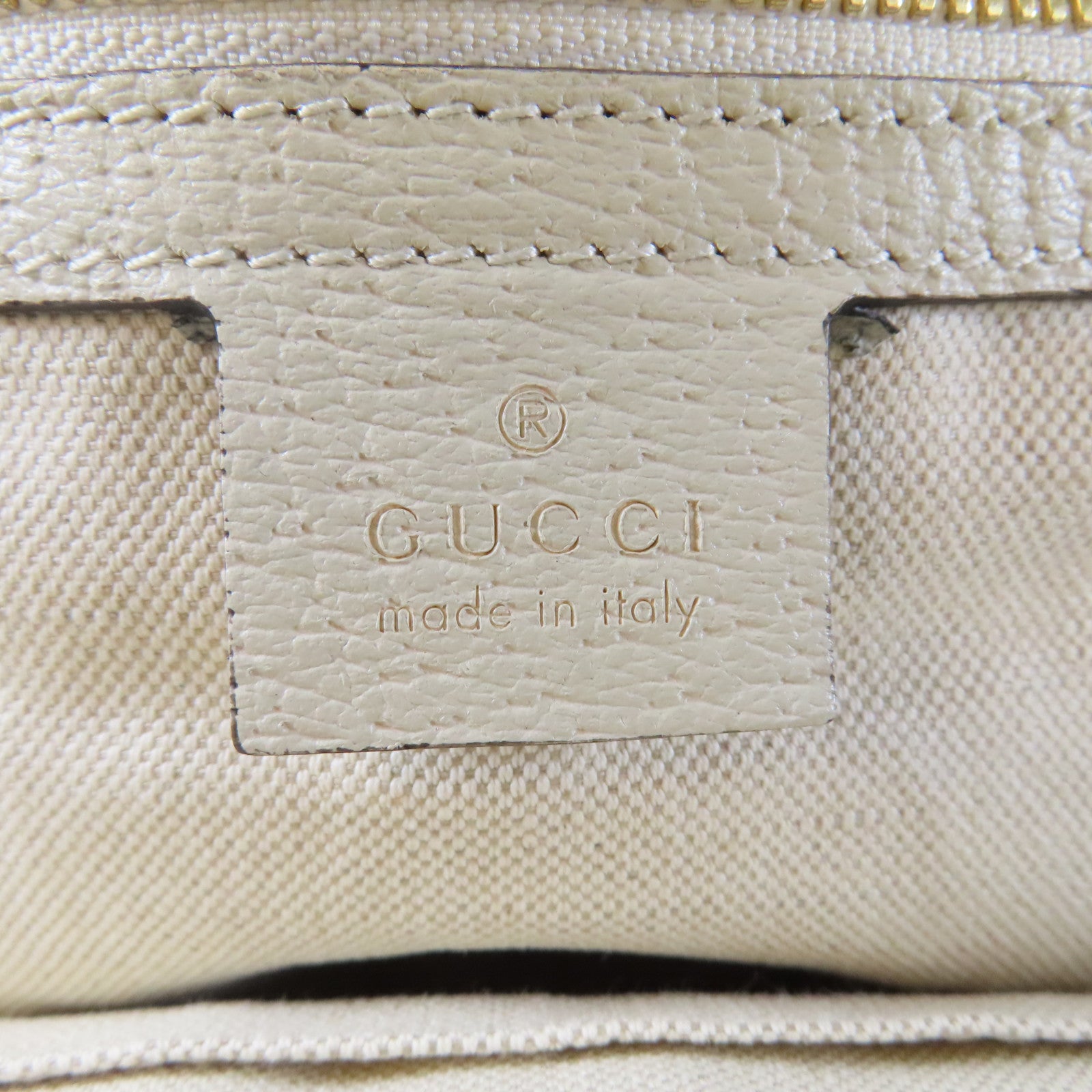 GUCCI 塗層帆布Ophidia GG Small Backpack金扣背包米色/啡色