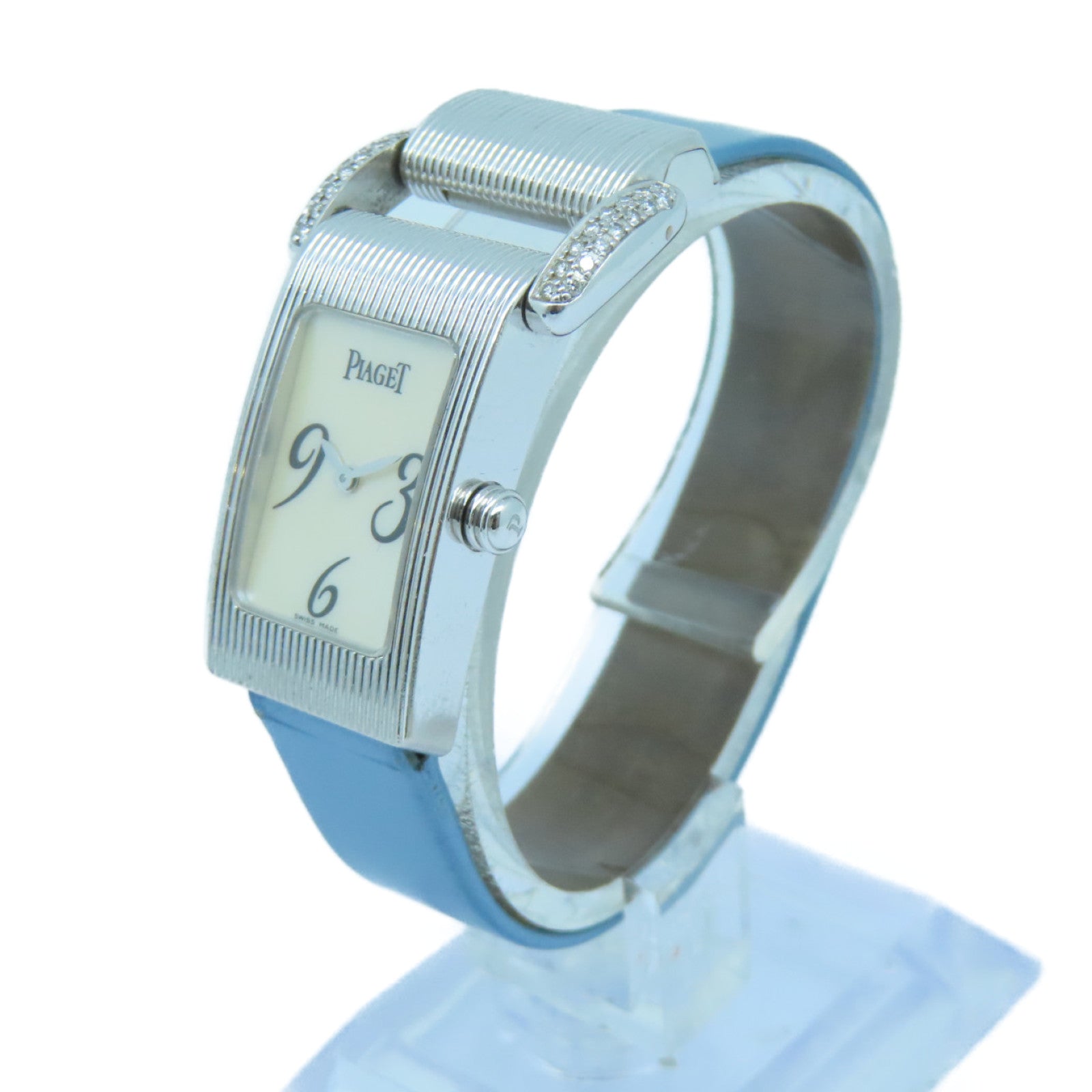 PIAGET Miss Protocole18K白金手表石英机芯米色
