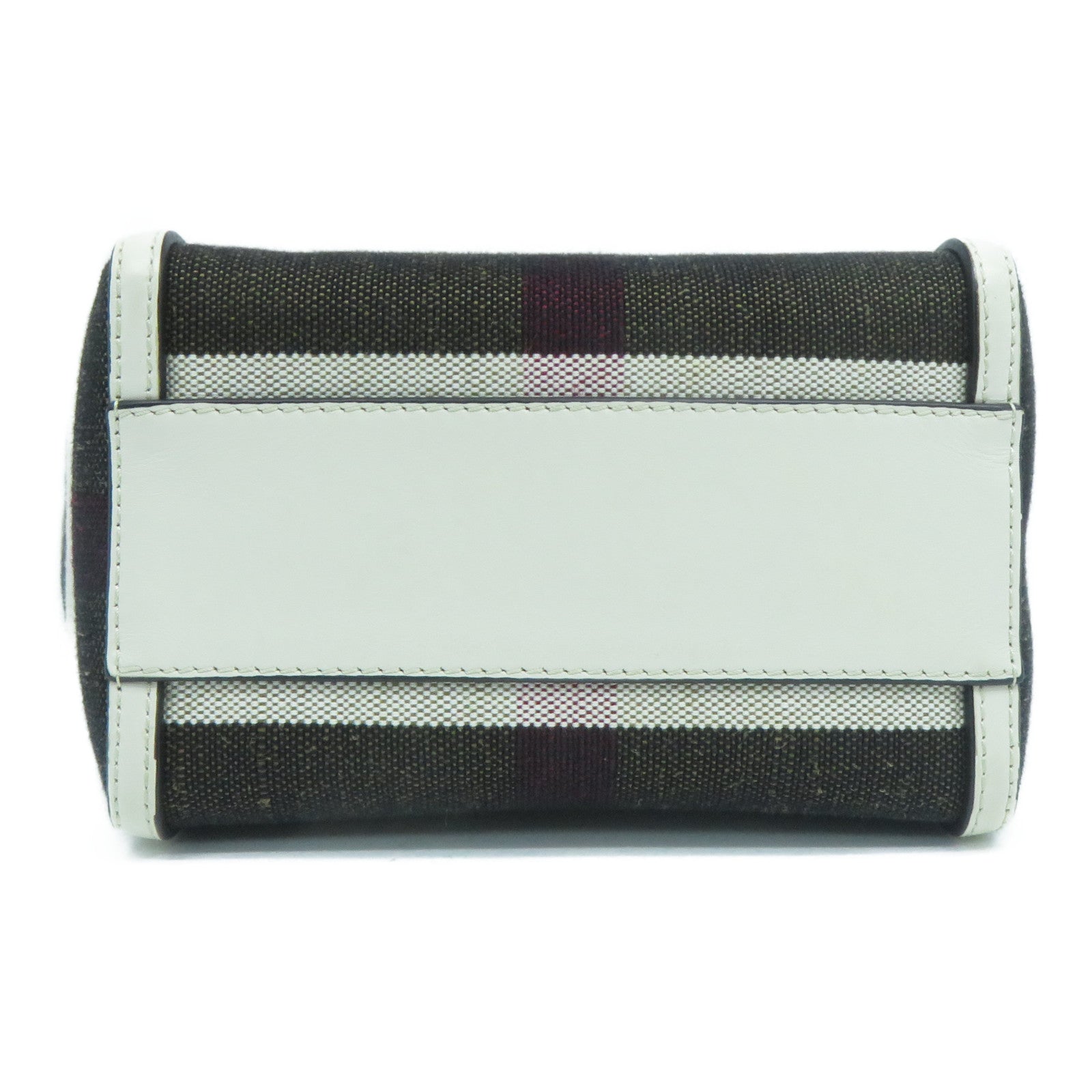 BURBERRY 帆布Hand Bag金扣手挽袋啡色