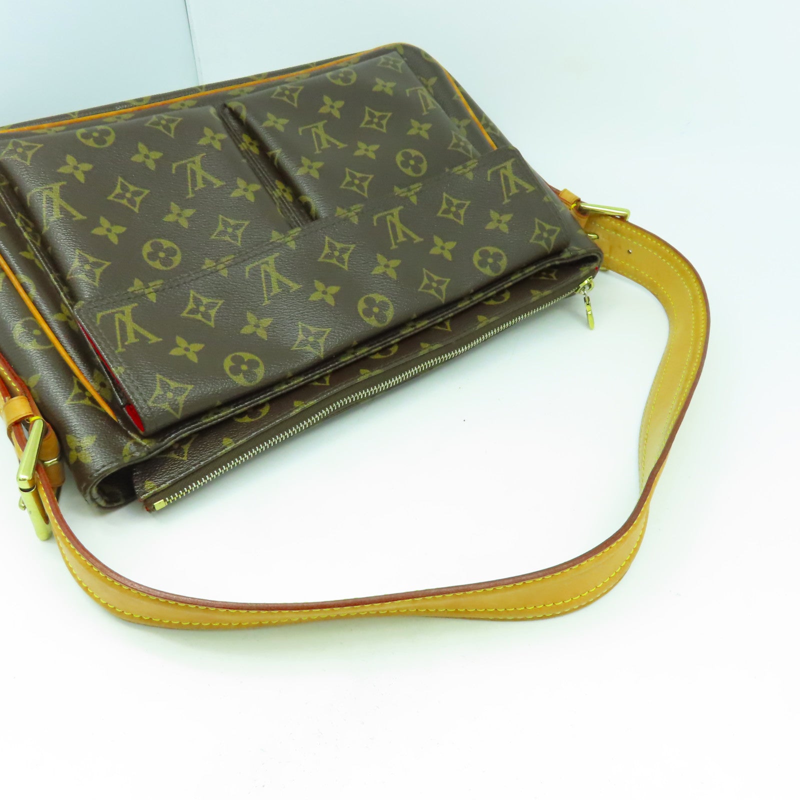 LOUIS VUITTON 【激減優惠】Monogram Viva Cite GM金扣肩背袋啡色