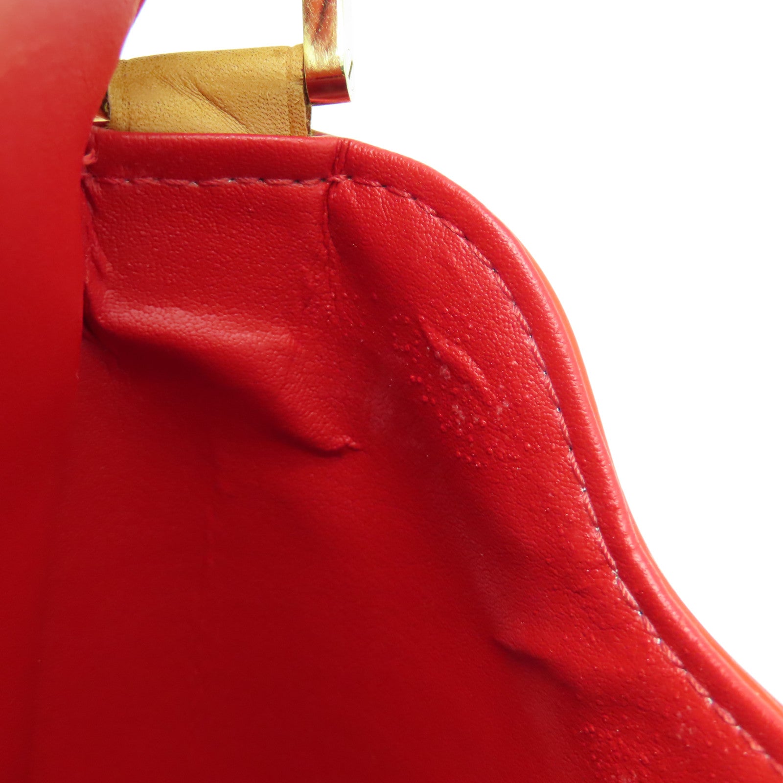 LOUIS VUITTON Monogram Vernis Thompson Street金扣肩背袋紅色