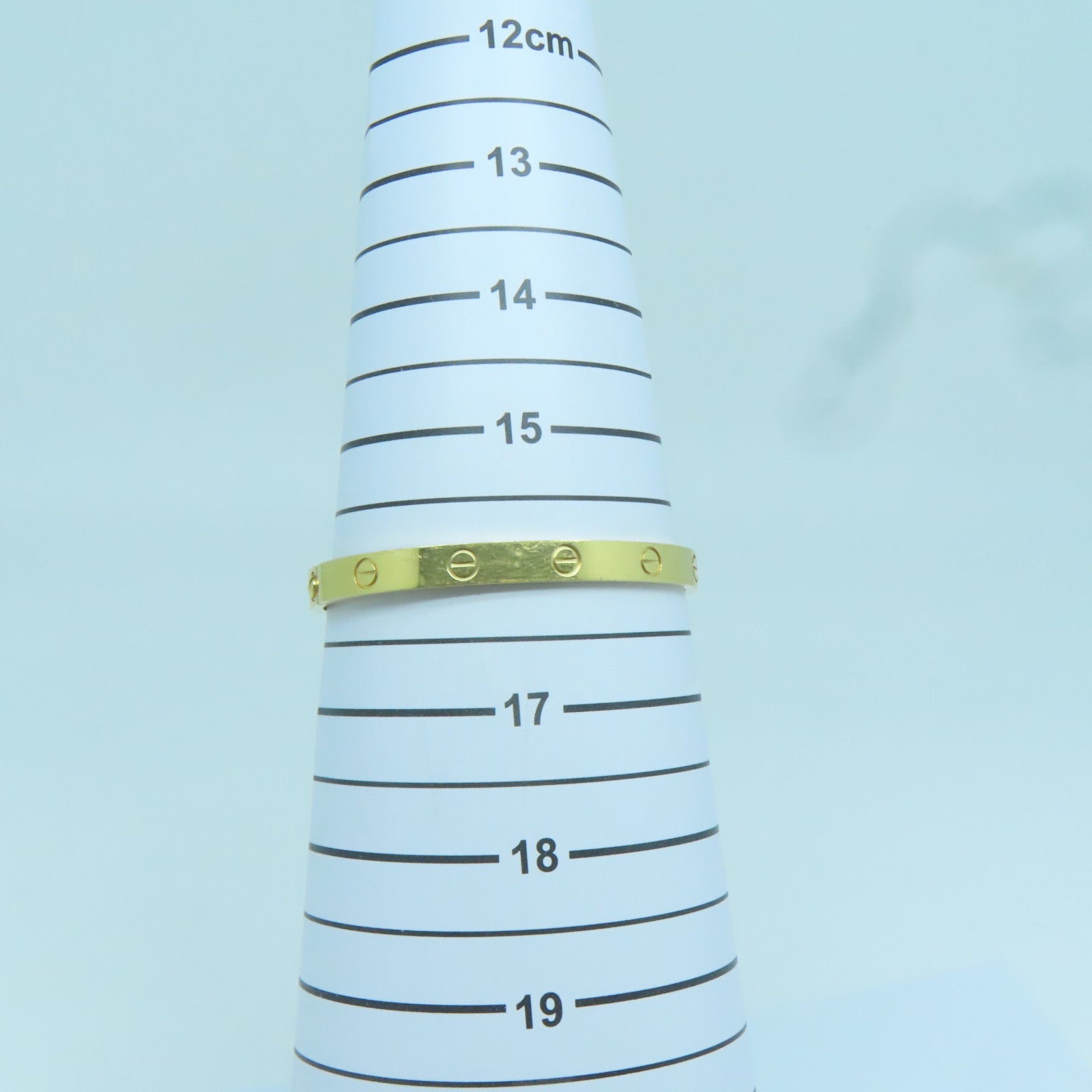 CARTIER 18K黃金Love Bracelet手鐲金色