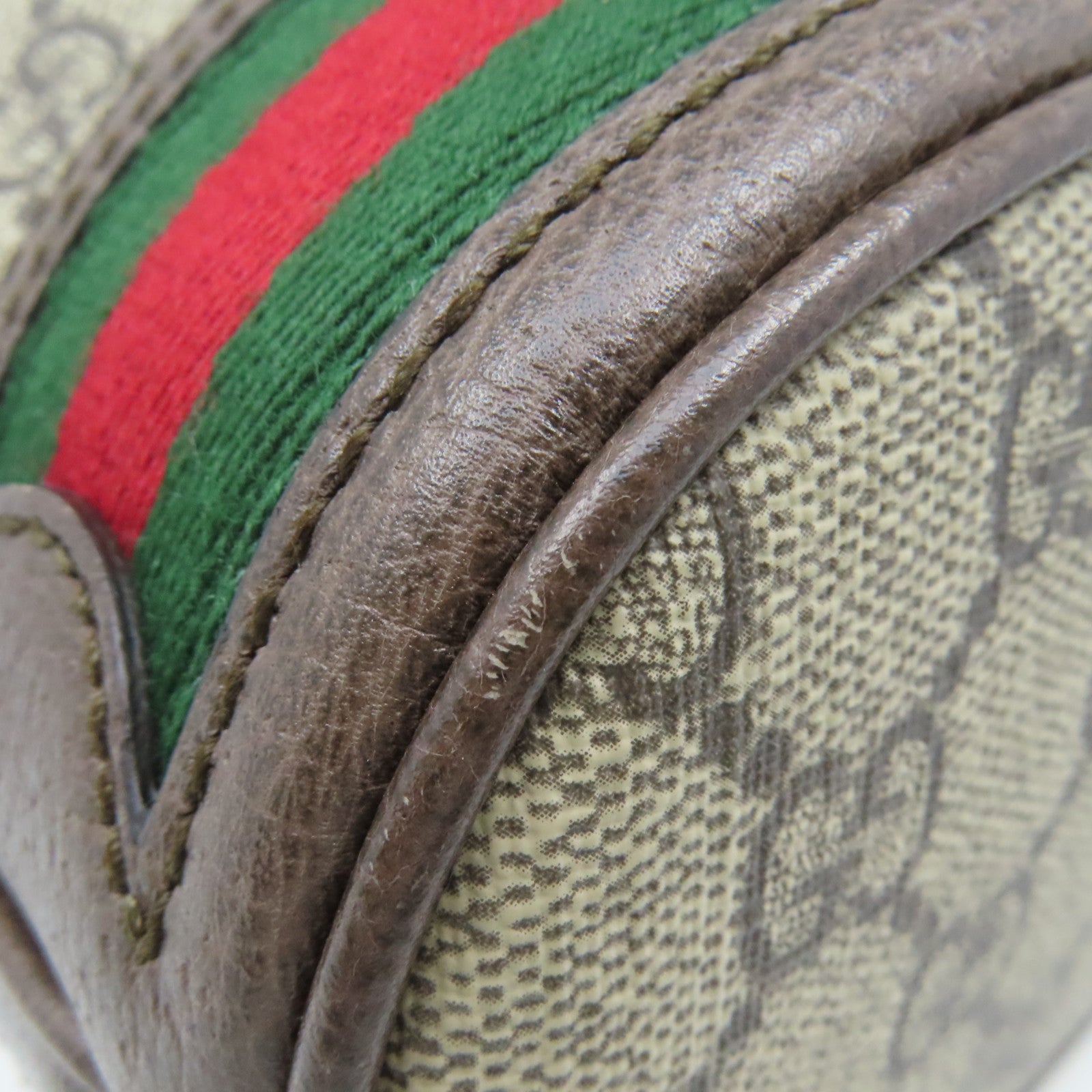 GUCCI 塗層帆布Ophidia GG Small Bucket 2Way Shoulder Bag手挽肩背兩用袋啡色
