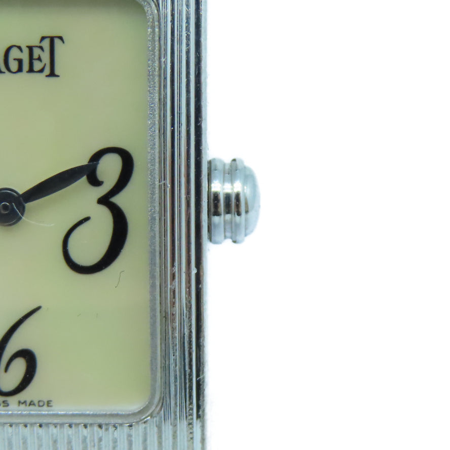 PIAGET Miss Protocole18K白金手表石英机芯米色