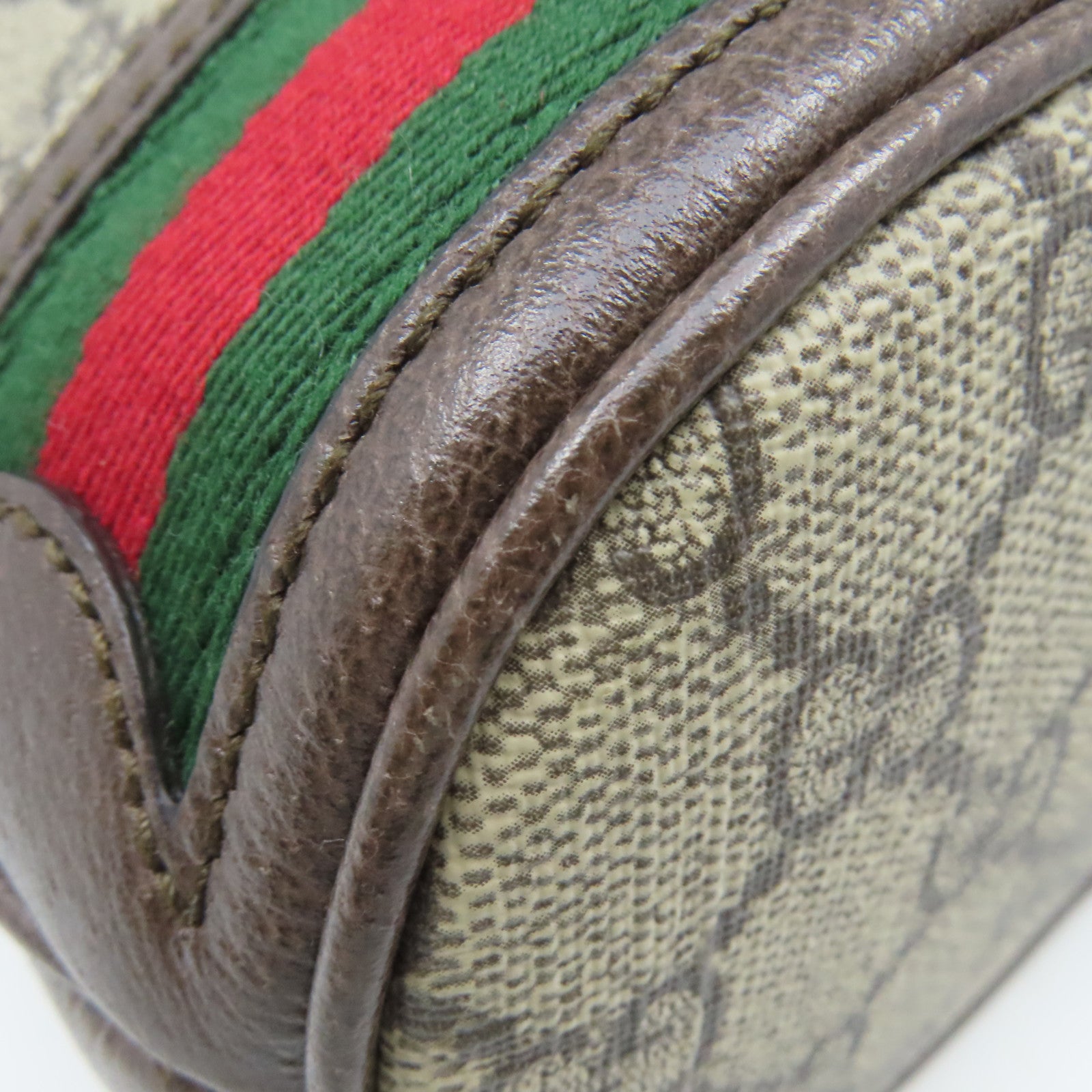 GUCCI 塗層帆布Ophidia GG Small Bucket 2Way Shoulder Bag手挽肩背兩用袋啡色