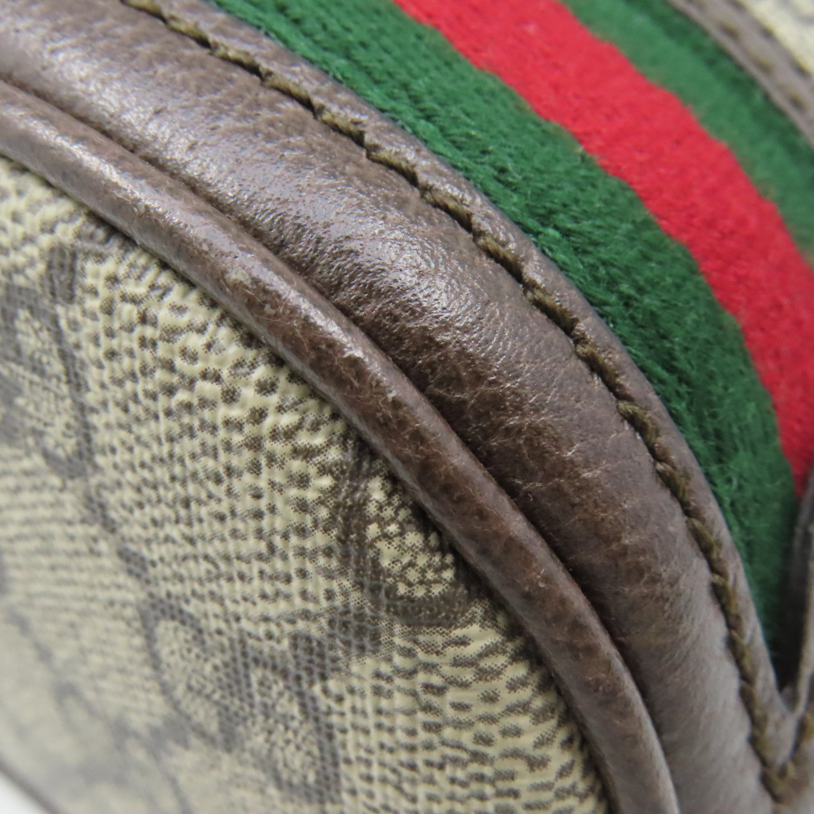 GUCCI 塗層帆布Ophidia GG Small Bucket 2Way Shoulder Bag手挽肩背兩用袋啡色