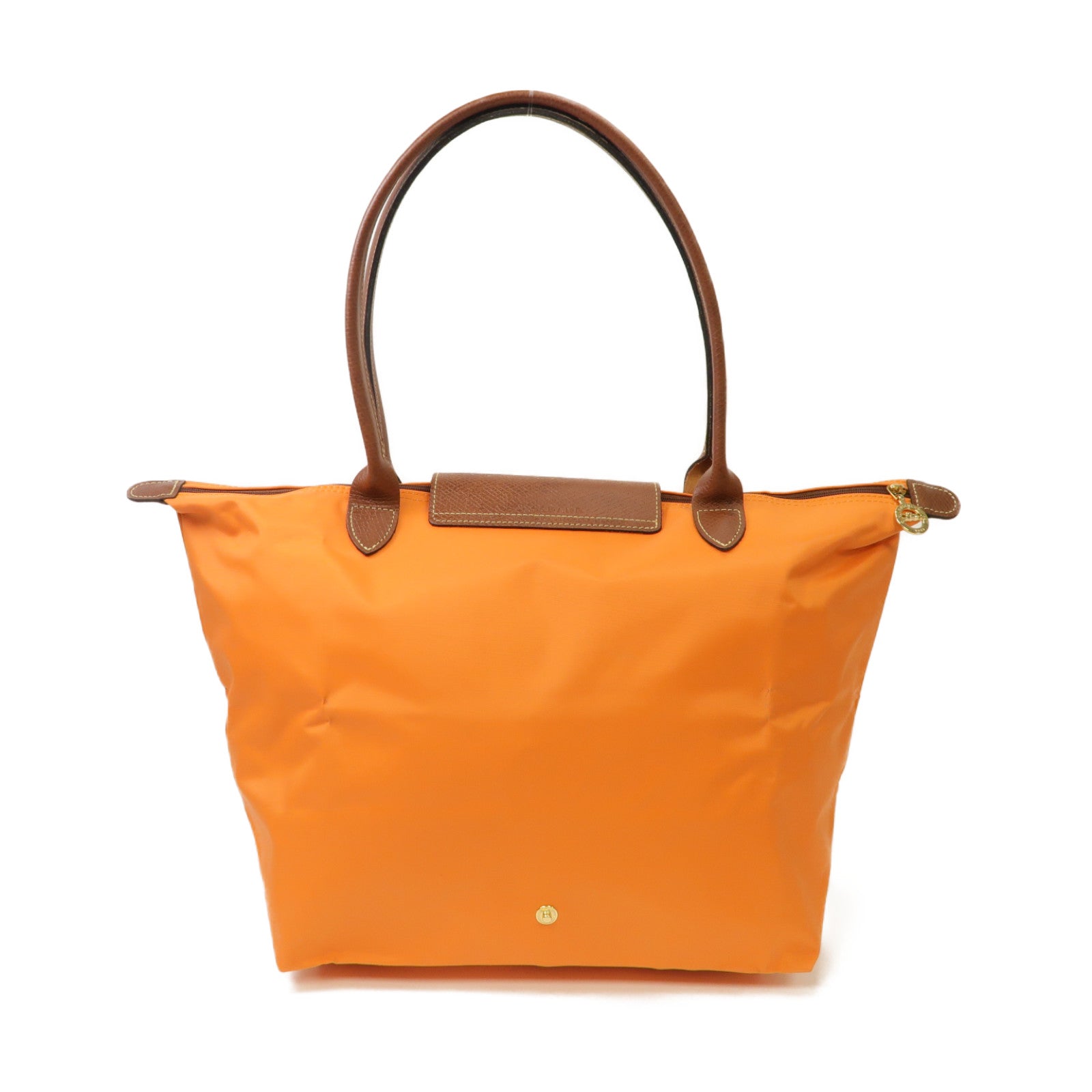 Longchamp 尼龍Shoulder Bag金扣肩背袋橙色