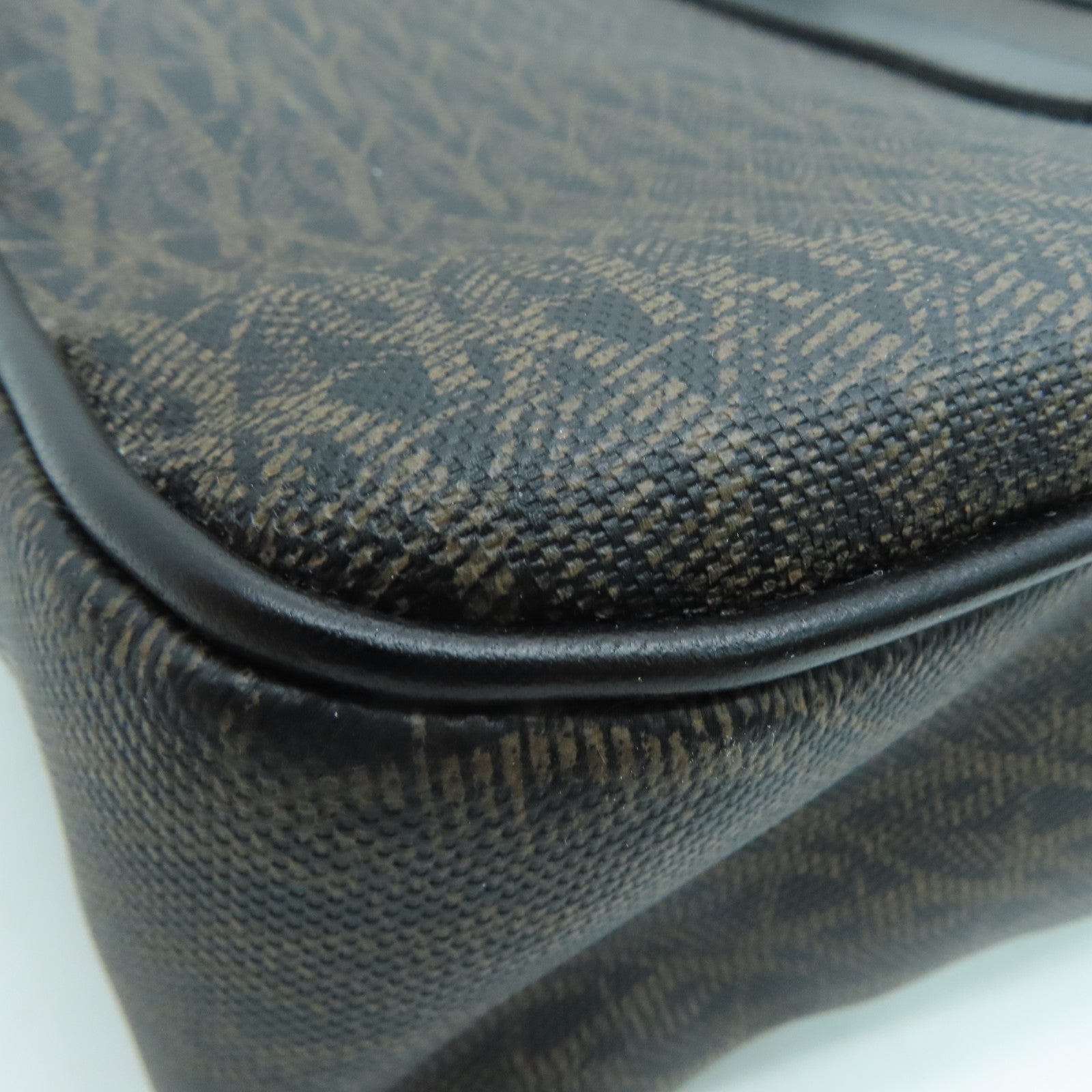 SAINT LAURENT 牛皮皮革2way Shoulder Bag金扣手挽肩背两用袋啡色黑色