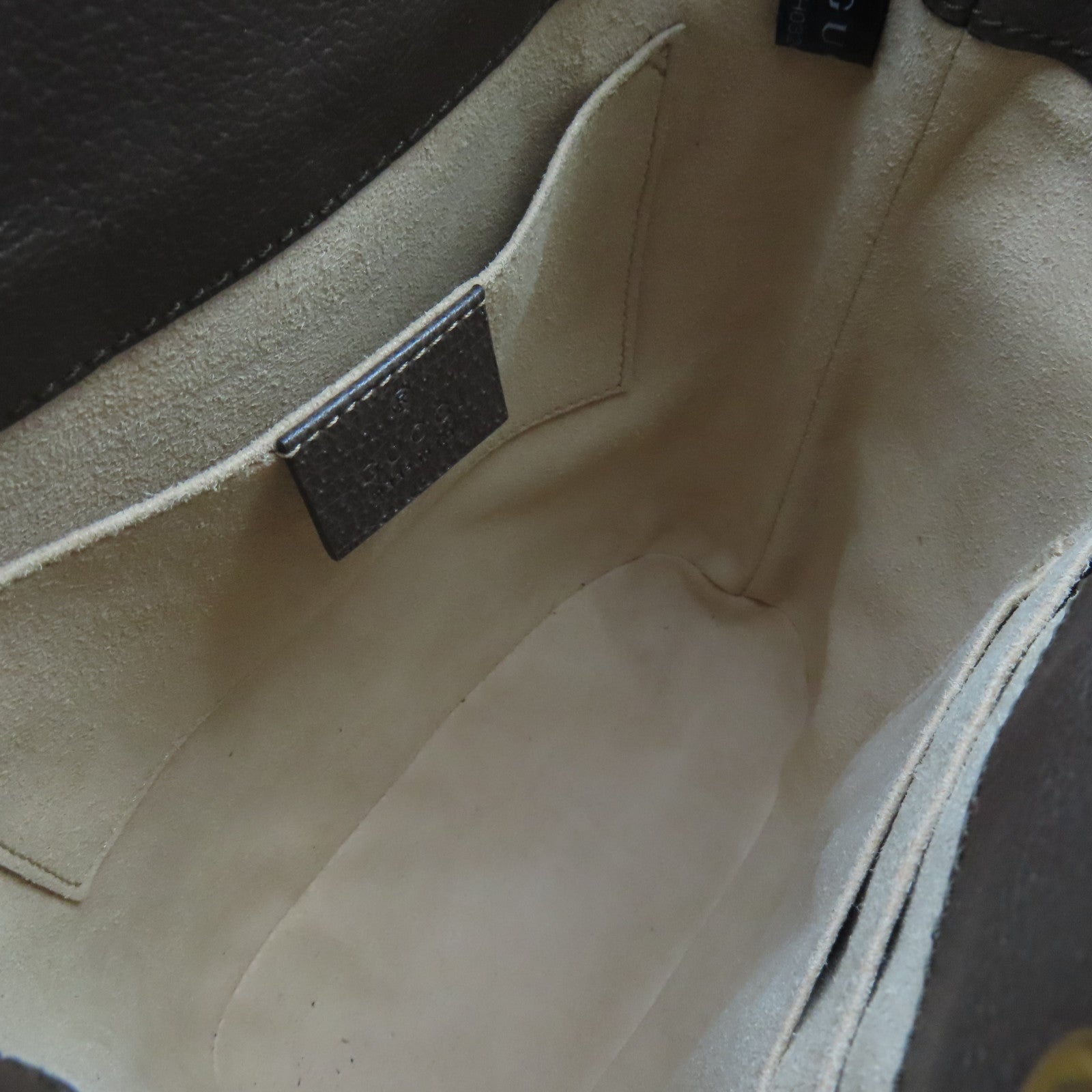 GUCCI 塗層帆布Ophidia GG Small Bucket 2Way Shoulder Bag手挽肩背兩用袋啡色