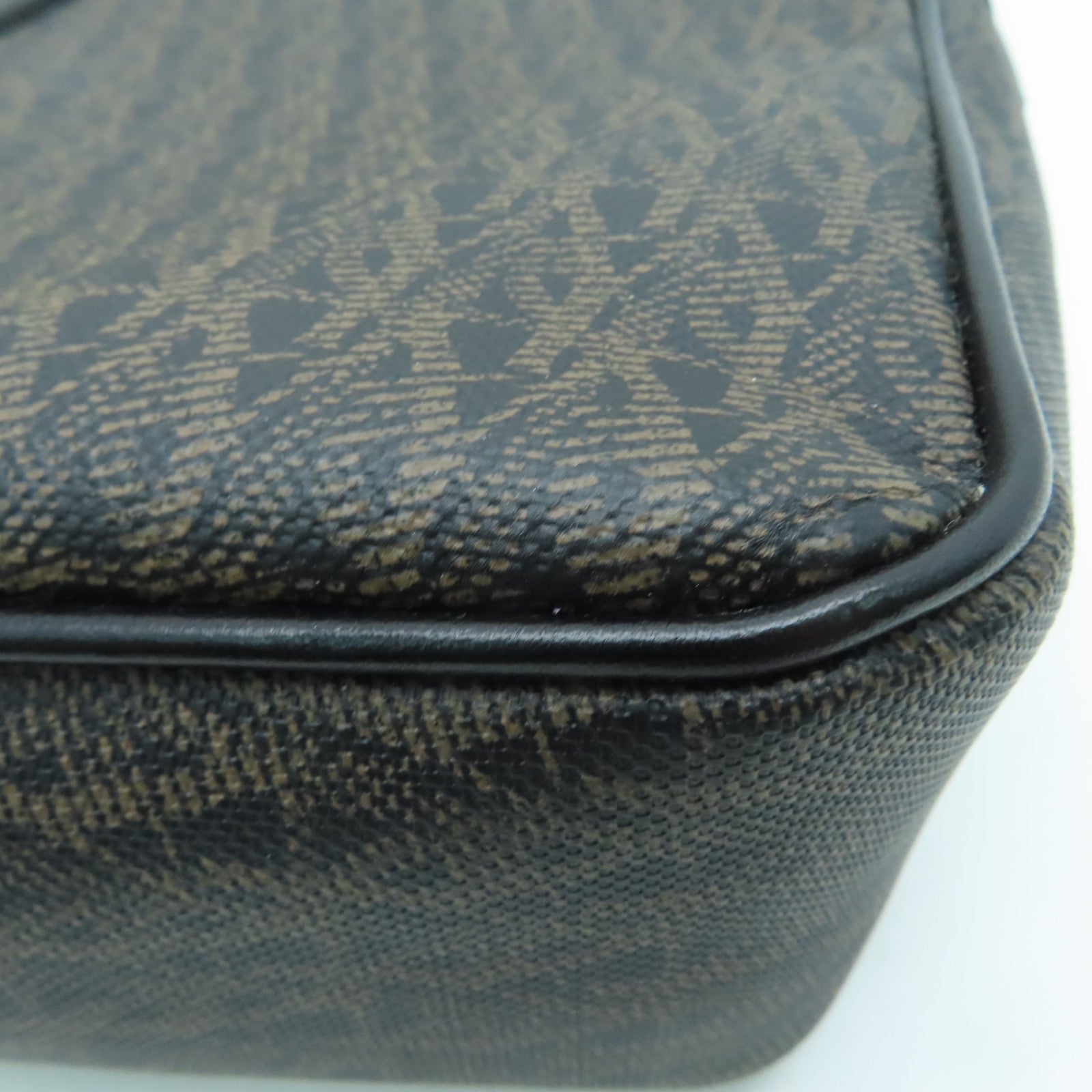 SAINT LAURENT 牛皮皮革2way Shoulder Bag金扣手挽肩背两用袋啡色黑色