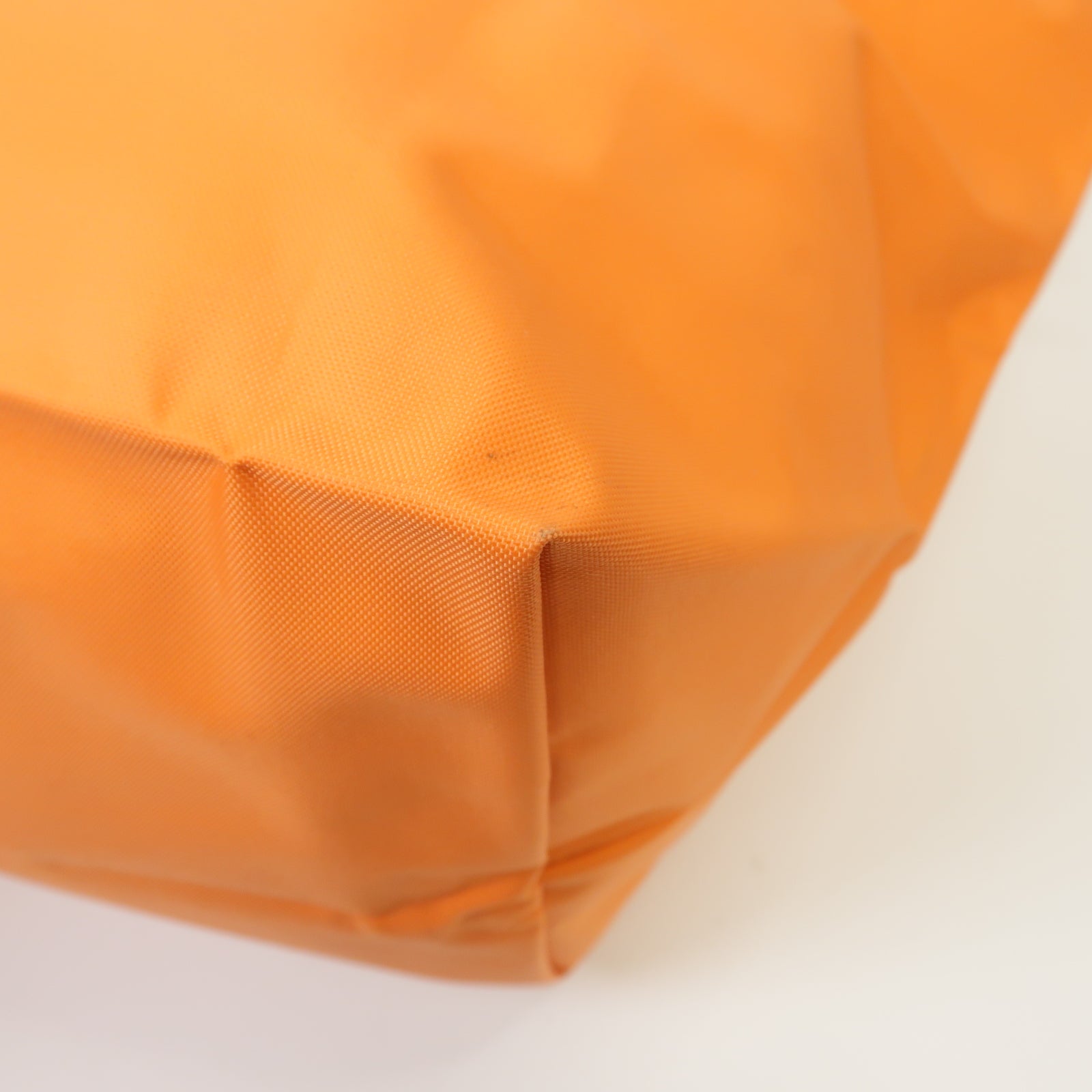 Longchamp 尼龍Shoulder Bag金扣肩背袋橙色