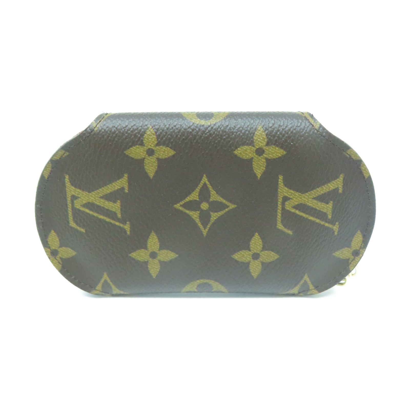 LOUIS VUITTON Monogram Key Holder金扣鎖匙包棕色