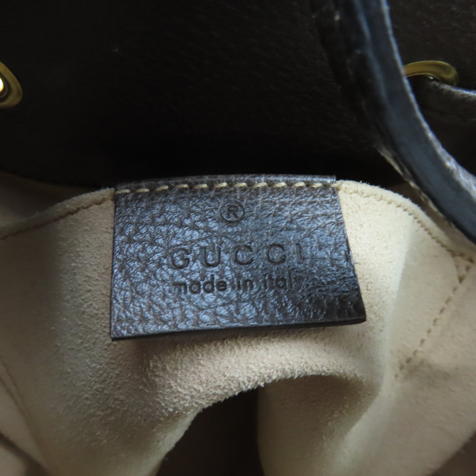 GUCCI 塗層帆布Ophidia GG Small Bucket 2Way Shoulder Bag手挽肩背兩用袋啡色
