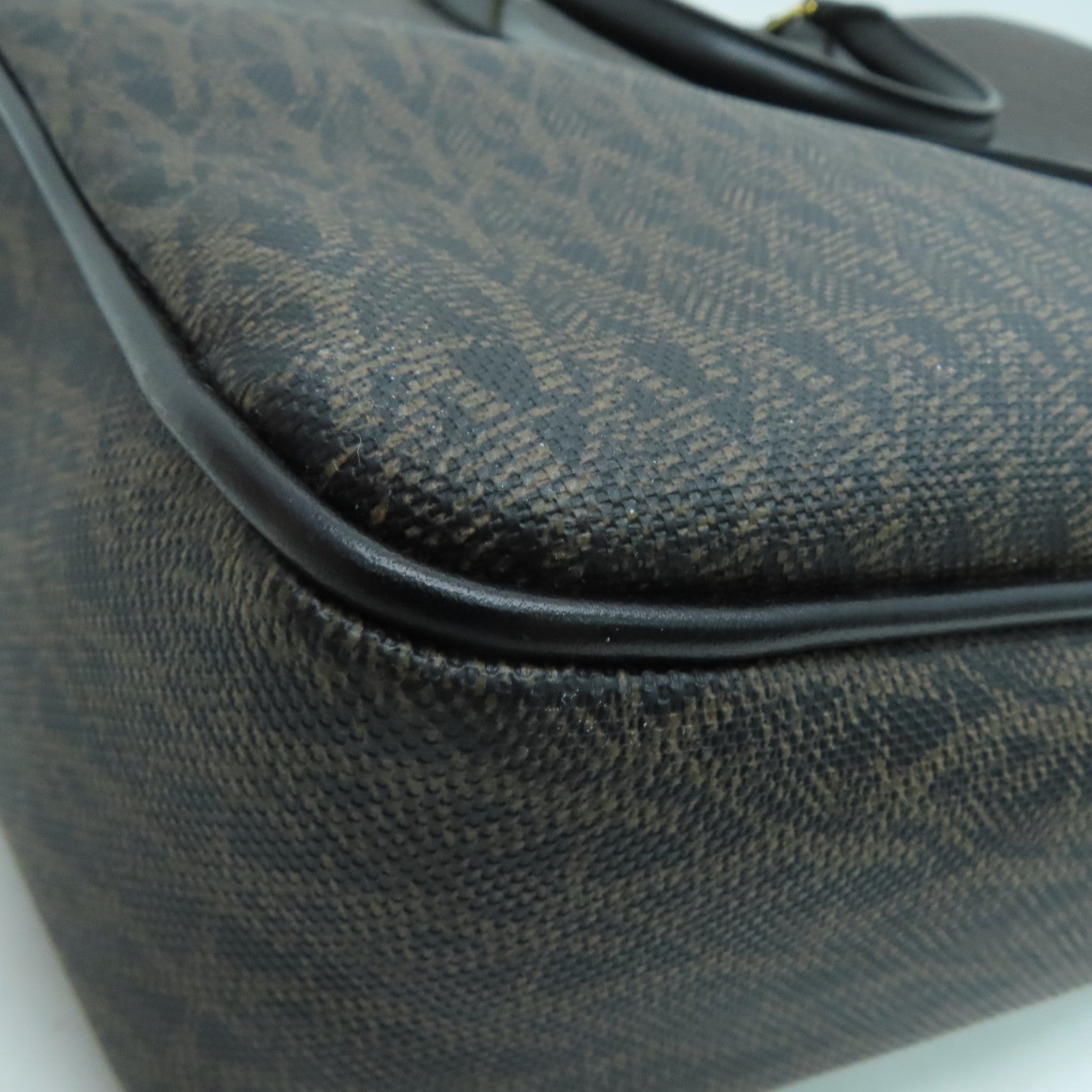 SAINT LAURENT 牛皮皮革2way Shoulder Bag金扣手挽肩背两用袋啡色黑色