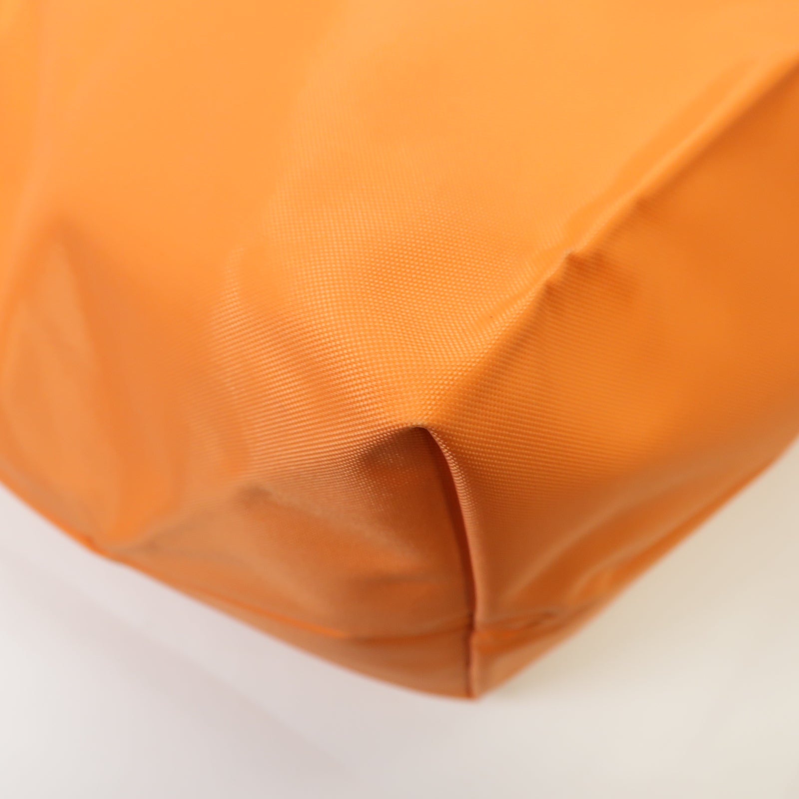 Longchamp 尼龍Shoulder Bag金扣肩背袋橙色