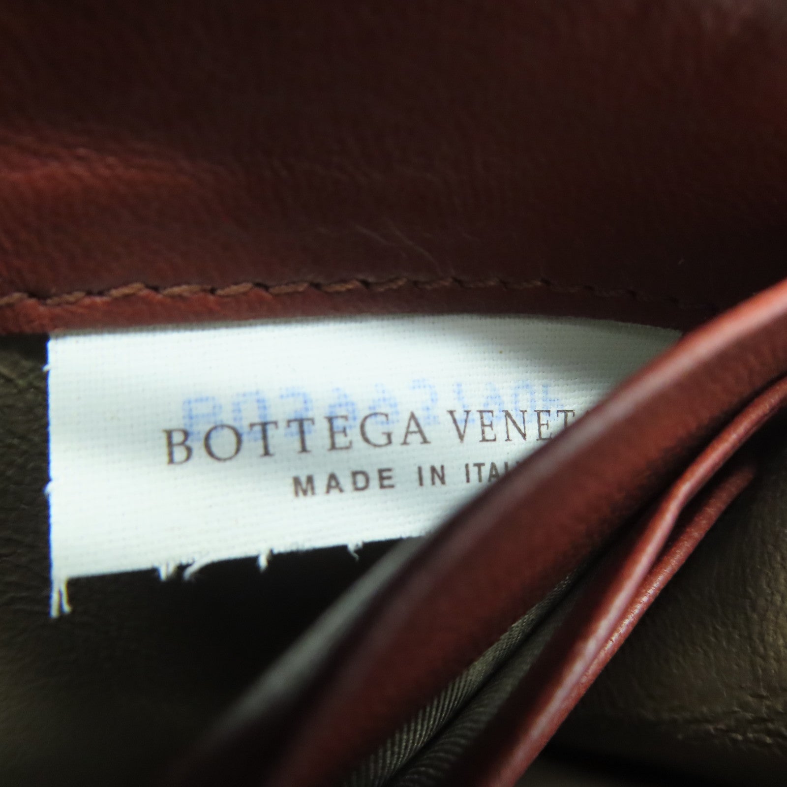 BOTTEGA VENETA 【激減優惠】織紋皮革Long Wallet銀扣長錢包啡色
