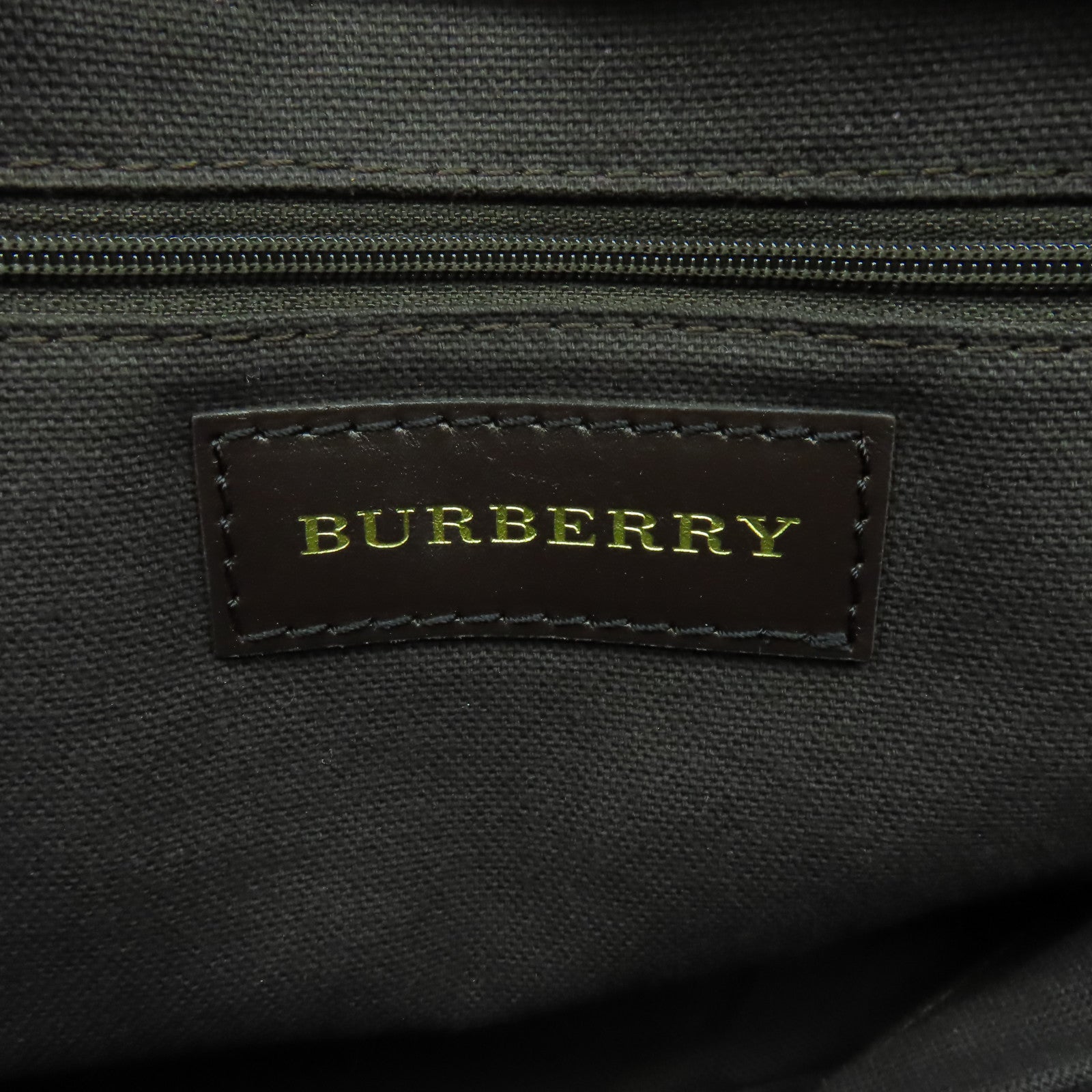 BURBERRY 塗層帆布Shoulder Bag金扣肩背袋米色