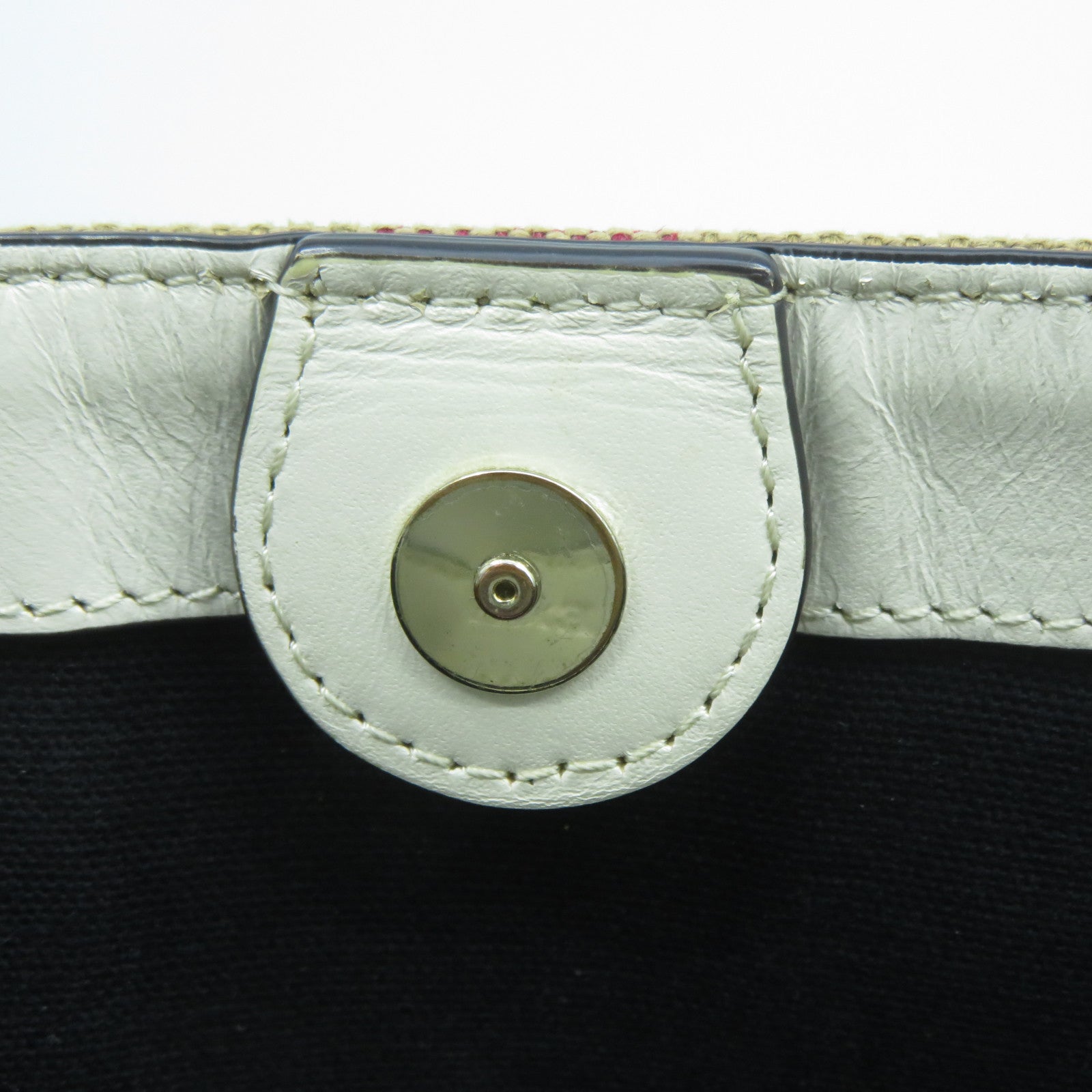 BURBERRY 帆布Hand Bag金扣手挽袋啡色