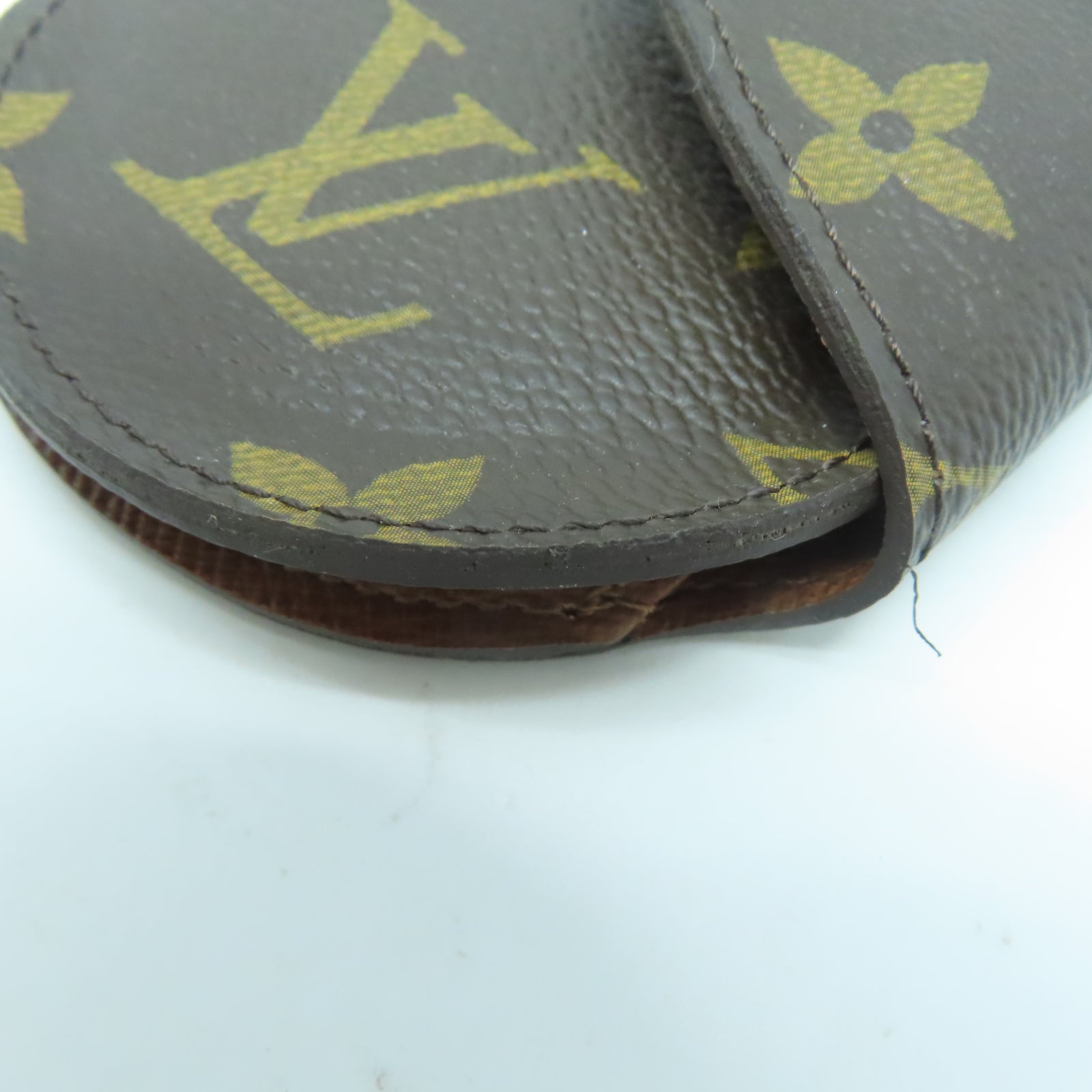 LOUIS VUITTON Monogram Key Holder金扣鎖匙包棕色