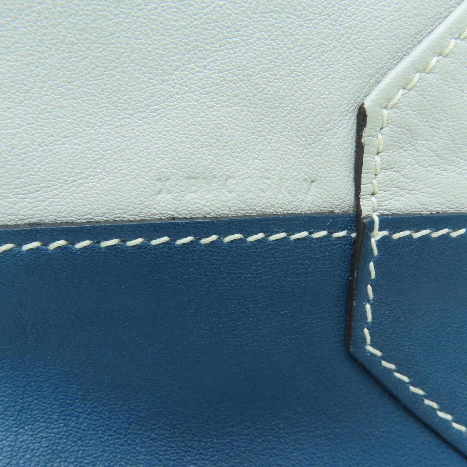 HERMES [Sharp Discount] Swift Leather Double Sens Shoulder Bag Gray/Blue