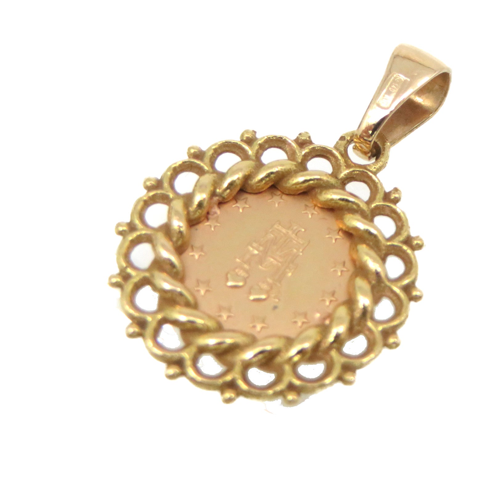 JEWELRY 【激减优惠】18K玫瑰金Pendant Top吊坠头扣