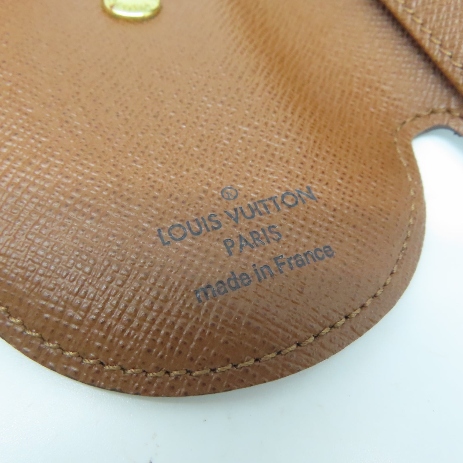 LOUIS VUITTON Monogram Key Holder金扣鎖匙包棕色