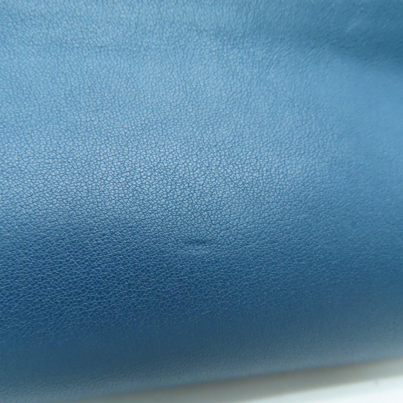 HERMES [Sharp Discount] Swift Leather Double Sens Shoulder Bag Gray/Blue