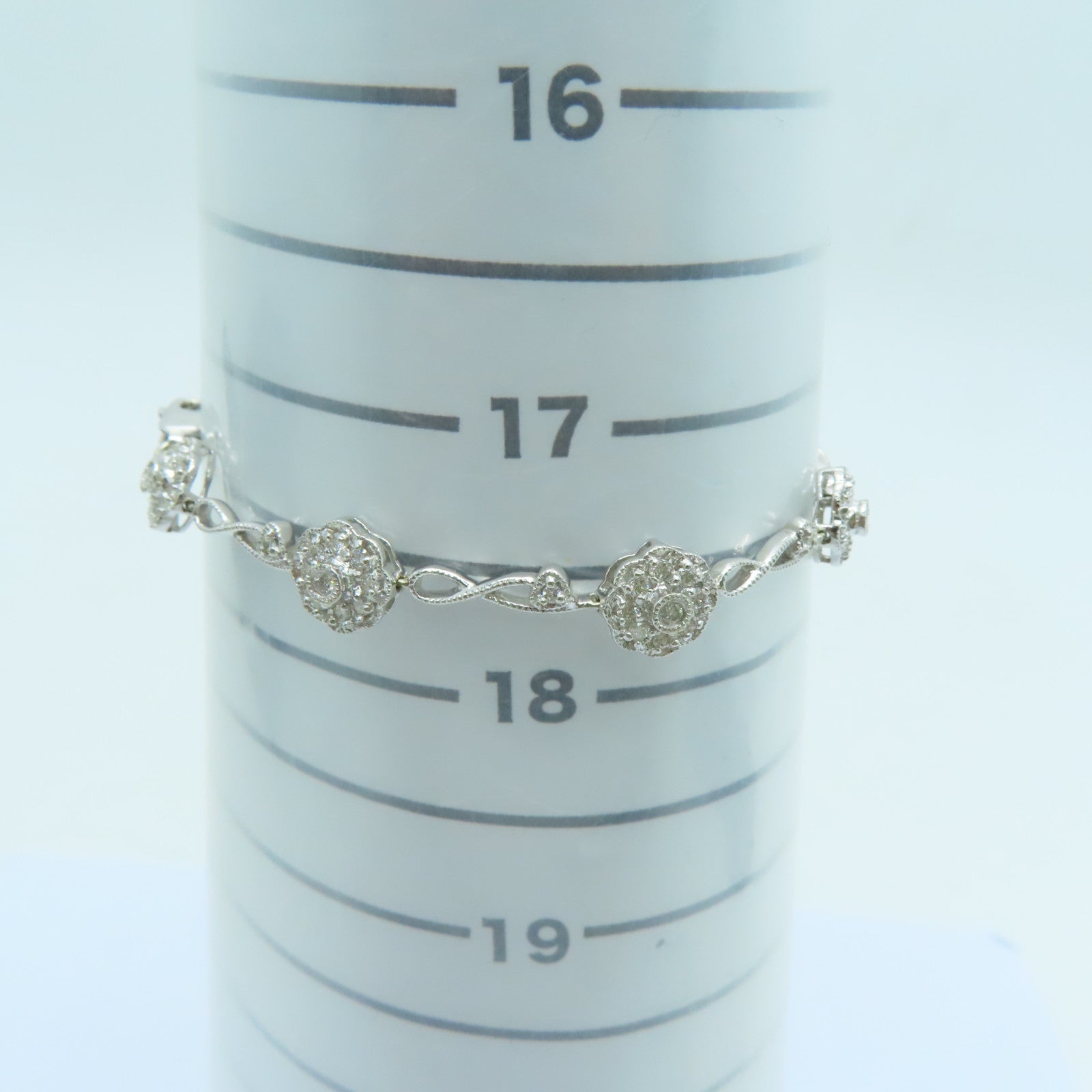 JEWELRY 18K白金Diamond Bracelet钻石手链