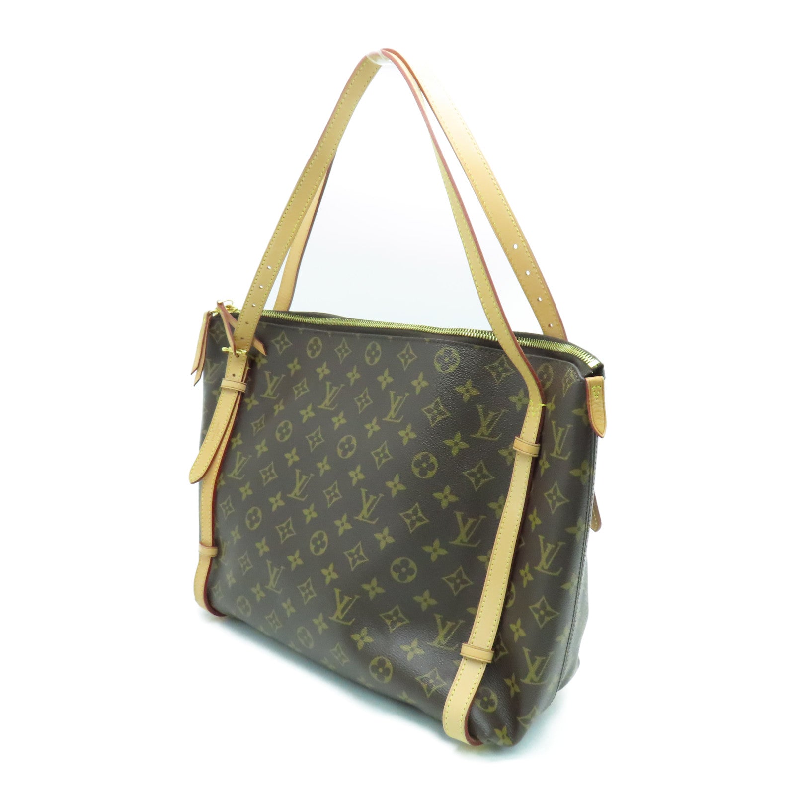 LOUIS VUITTON Monogram Tuileries Tote Bag金扣手挽袋啡色
