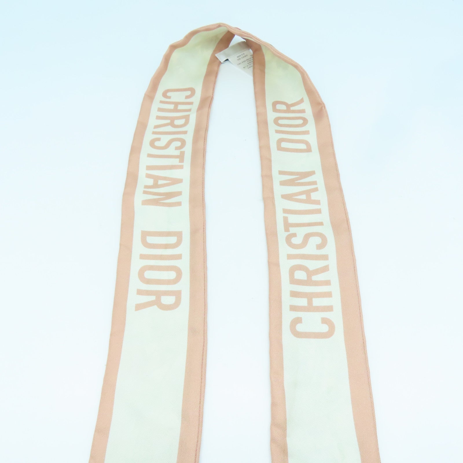 Dior 絲質Scarf絲巾粉紅色/白色/彩色