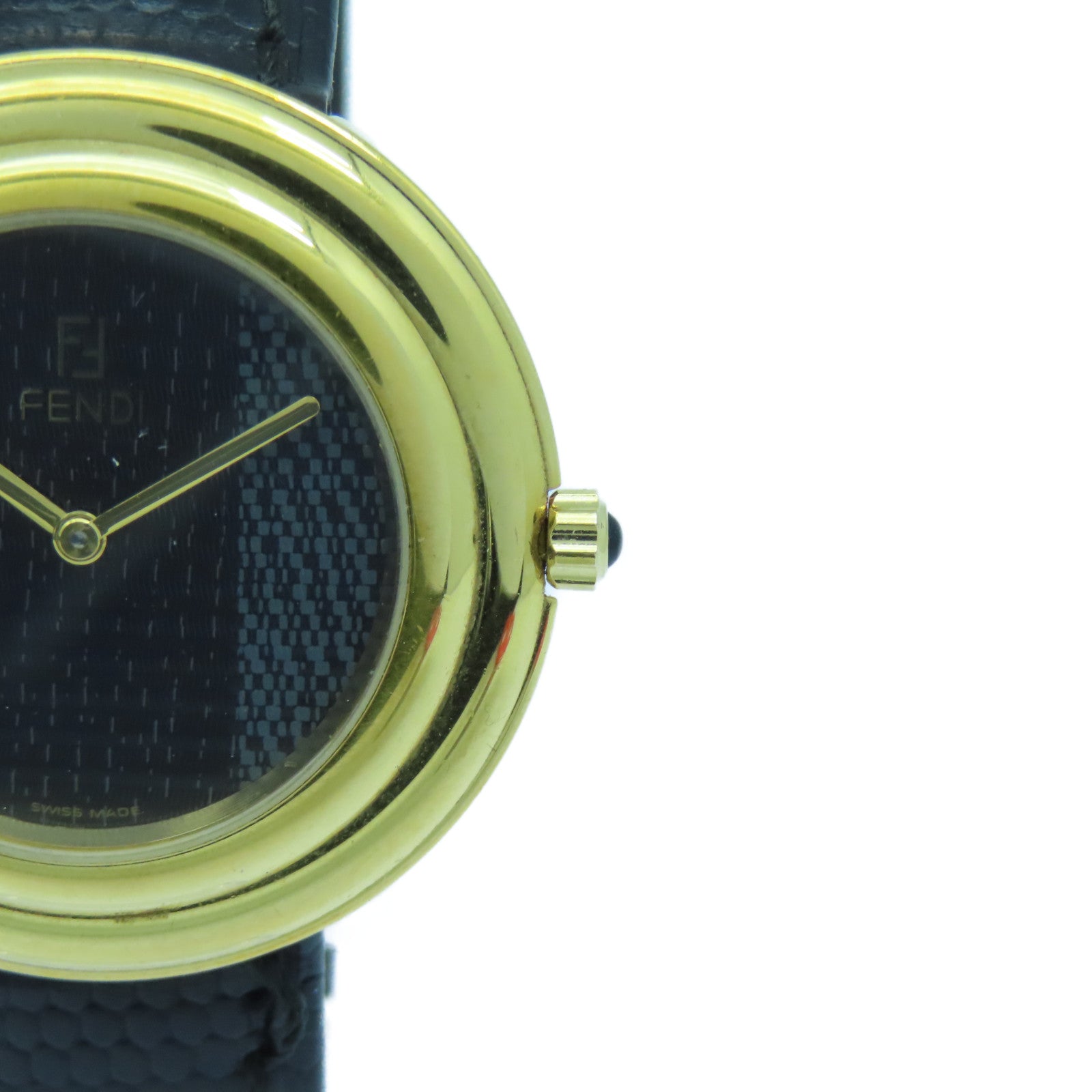 FENDI Watch310不鏽鋼手錶石英機芯黑色/灰色
