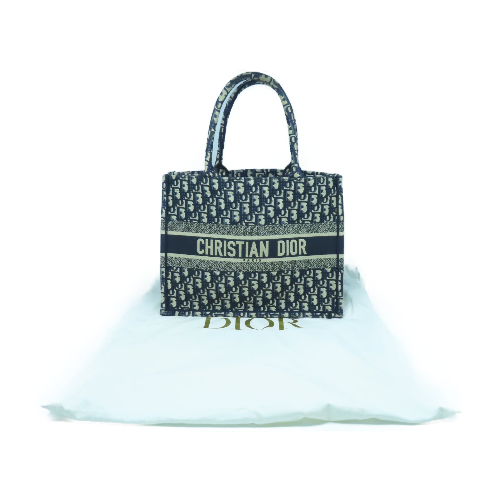 Dior 帆布Book Tote Bag手挽袋藍色