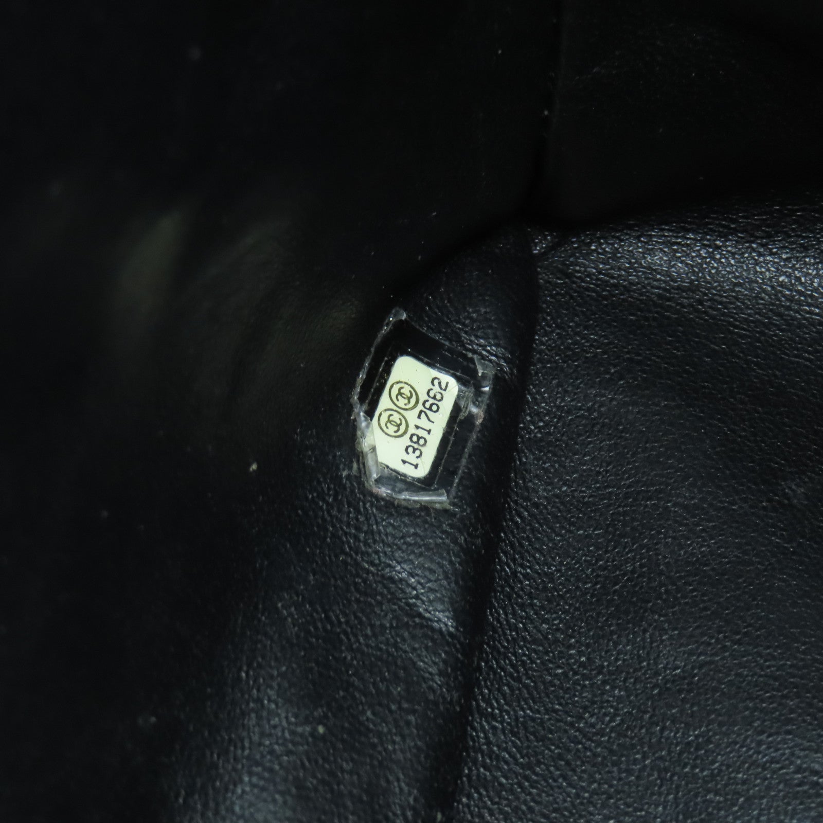 CHANEL 菱格牛皮皮革Chain Shoulder Bag鏈帶肩背袋黑色