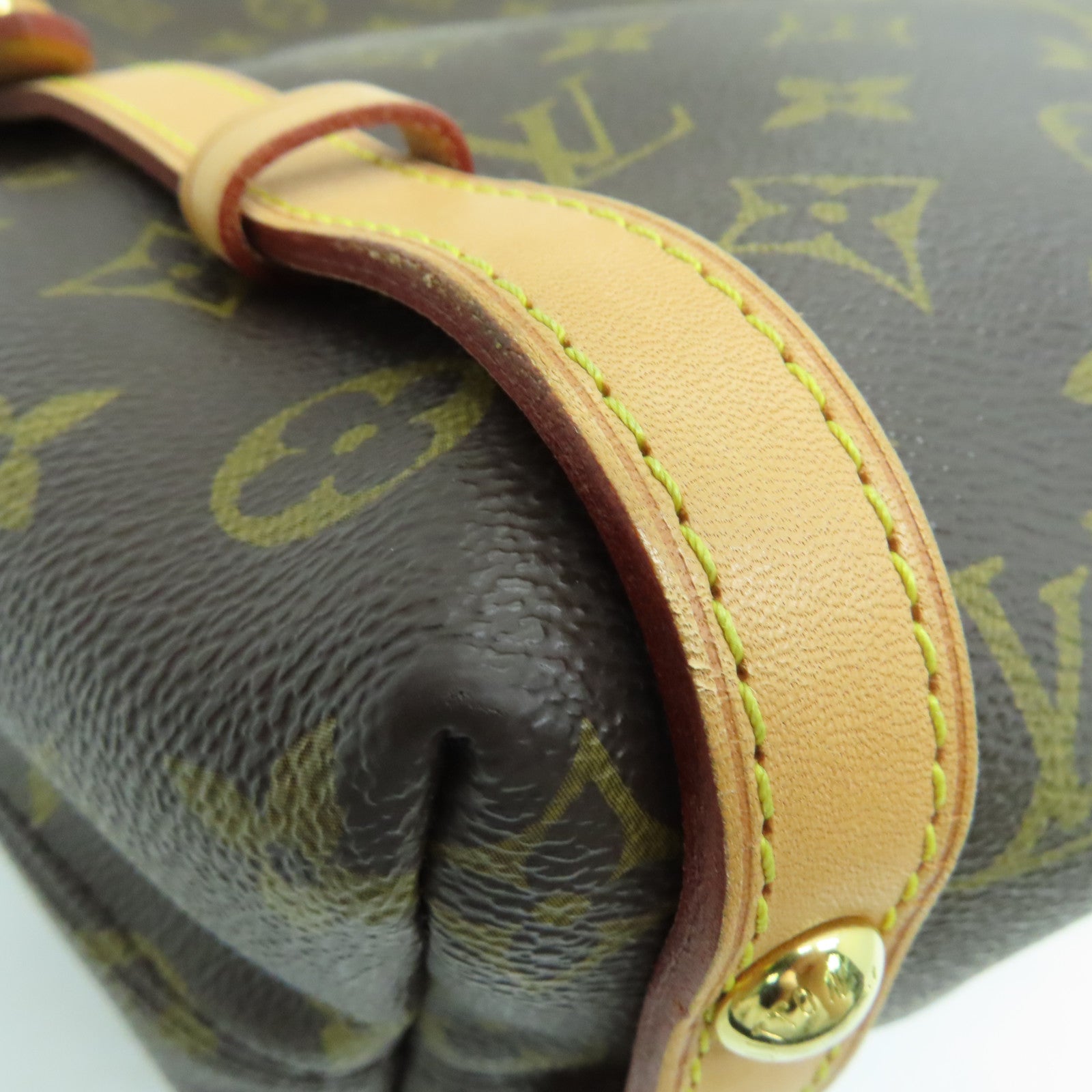 LOUIS VUITTON Monogram Tuileries Tote Bag金扣手挽袋啡色