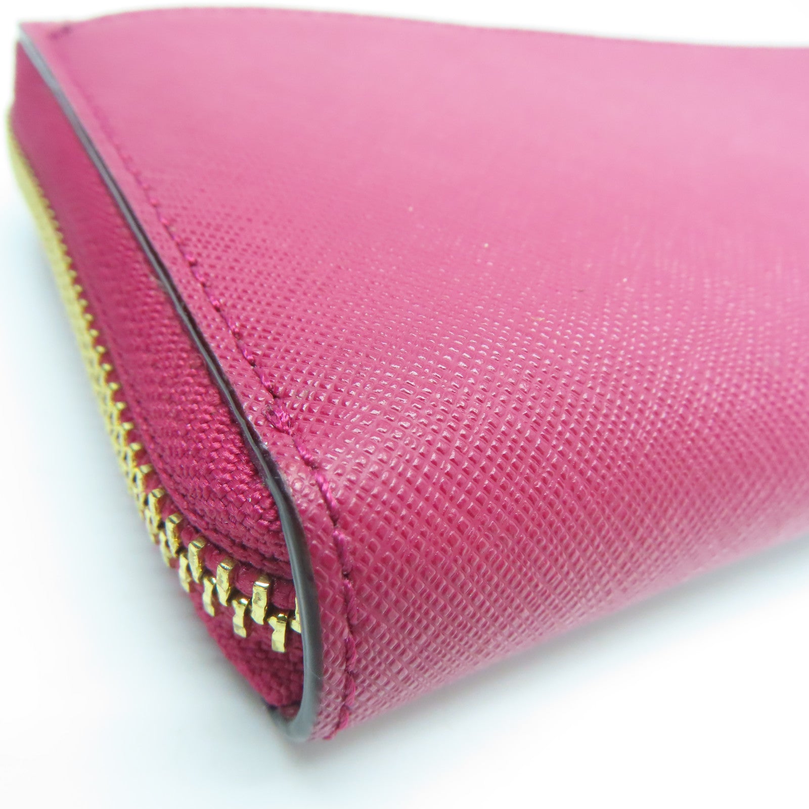 Kate Spade 塗層帆布Long Wallet金扣長錢包紫紅色