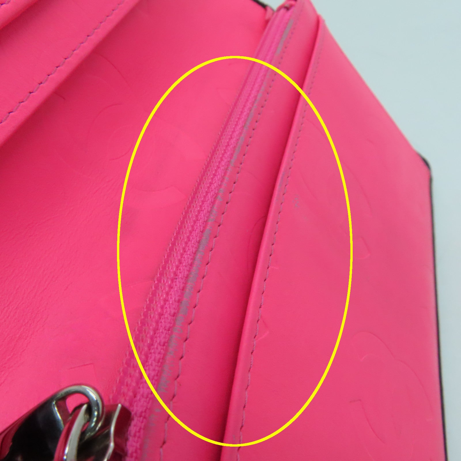 CHANEL 菱格牛皮皮革Cambon Wallet銀扣長錢包黑色
