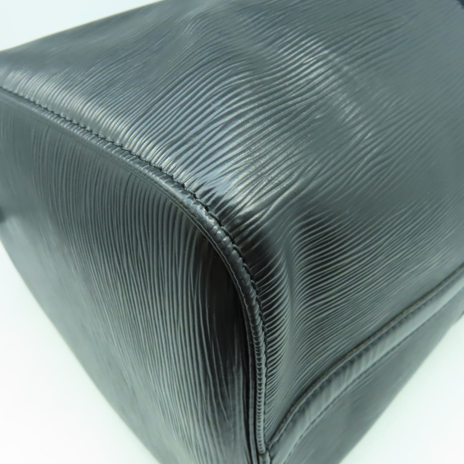LOUIS VUITTON Epi Keepall 45金扣旅行袋黑色
