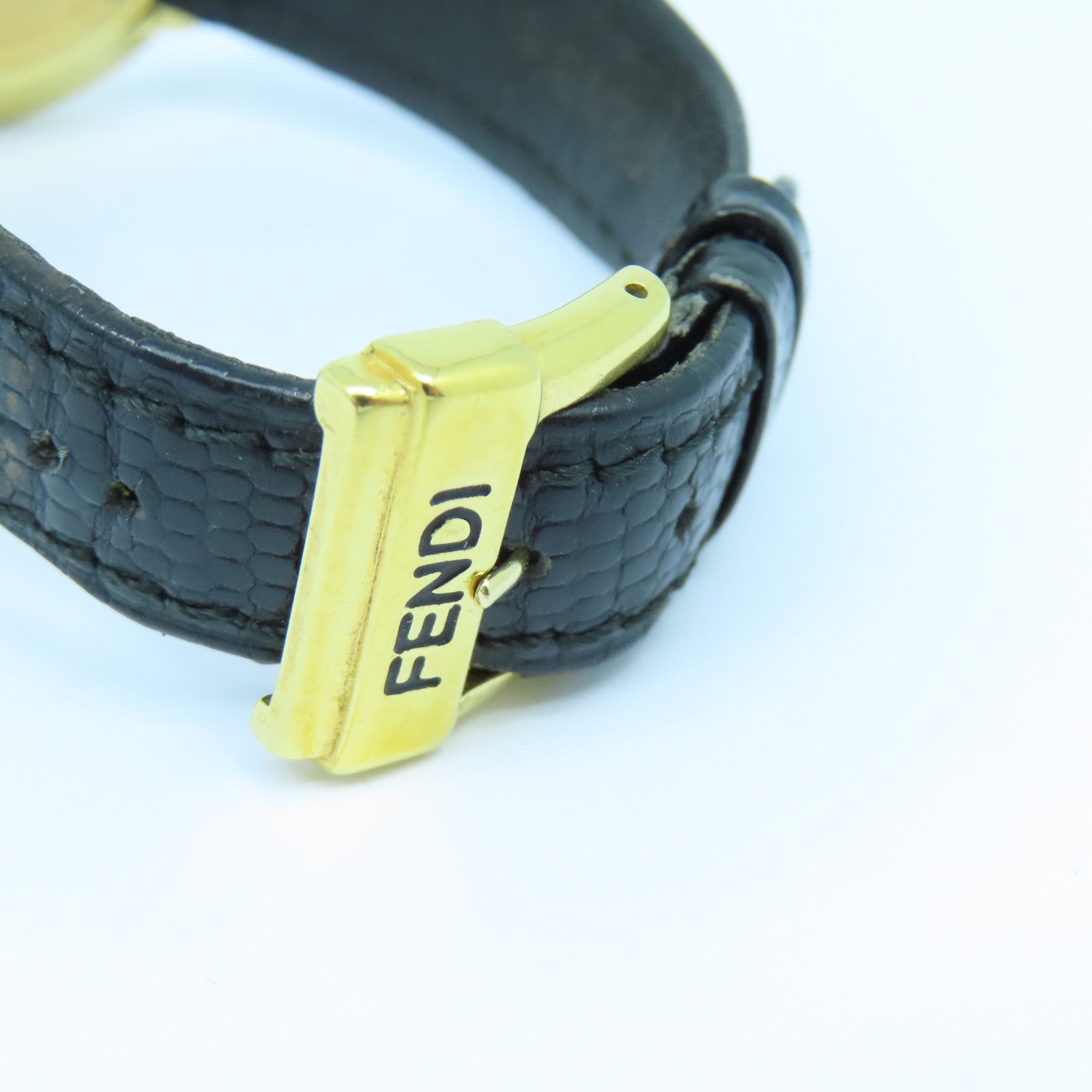 FENDI Watch310不鏽鋼手錶石英機芯黑色/灰色