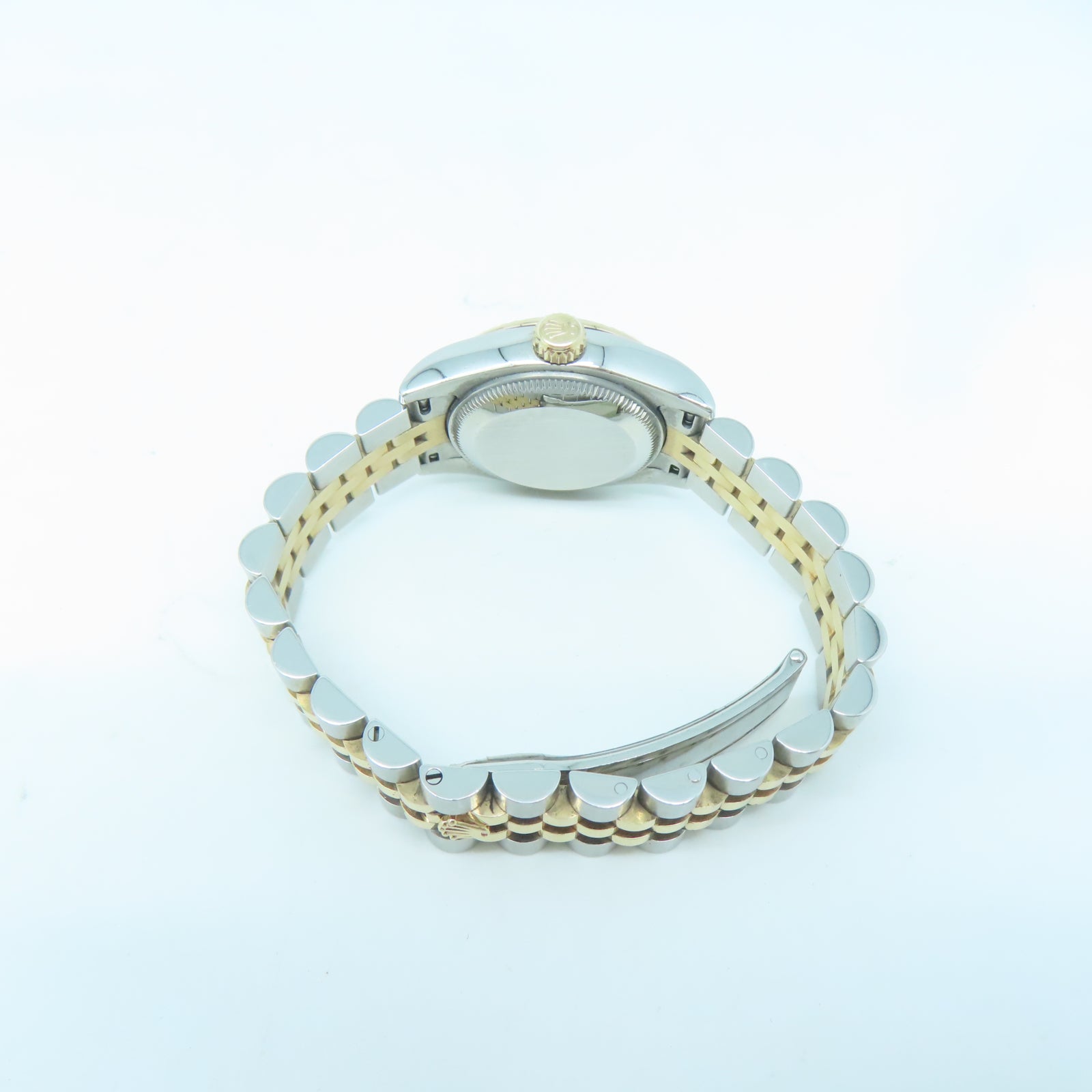 ROLEX Lady Datejust 18K玫瑰金/不鏽鋼手錶自動機芯粉紅色