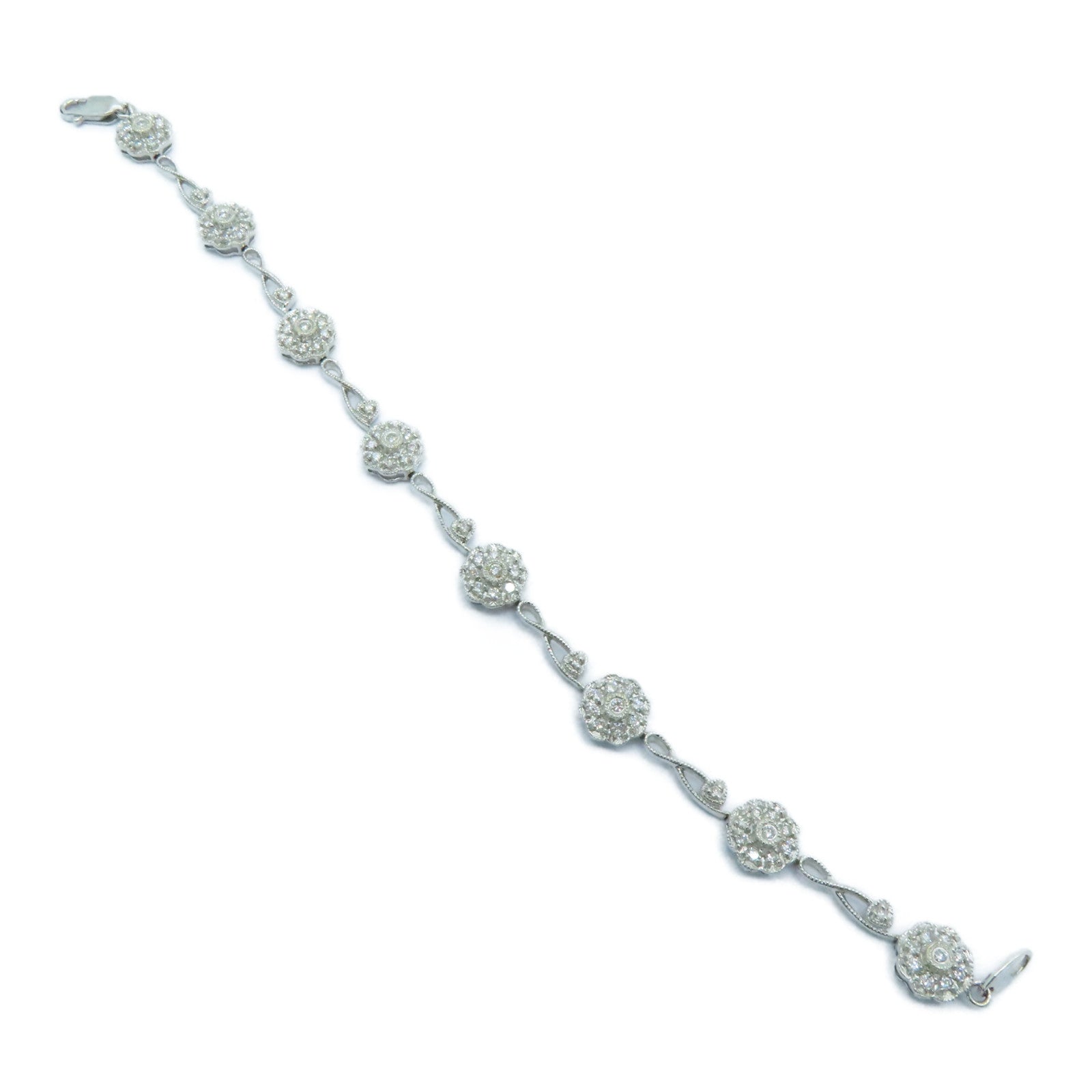 JEWELRY 18K白金Diamond Bracelet钻石手链