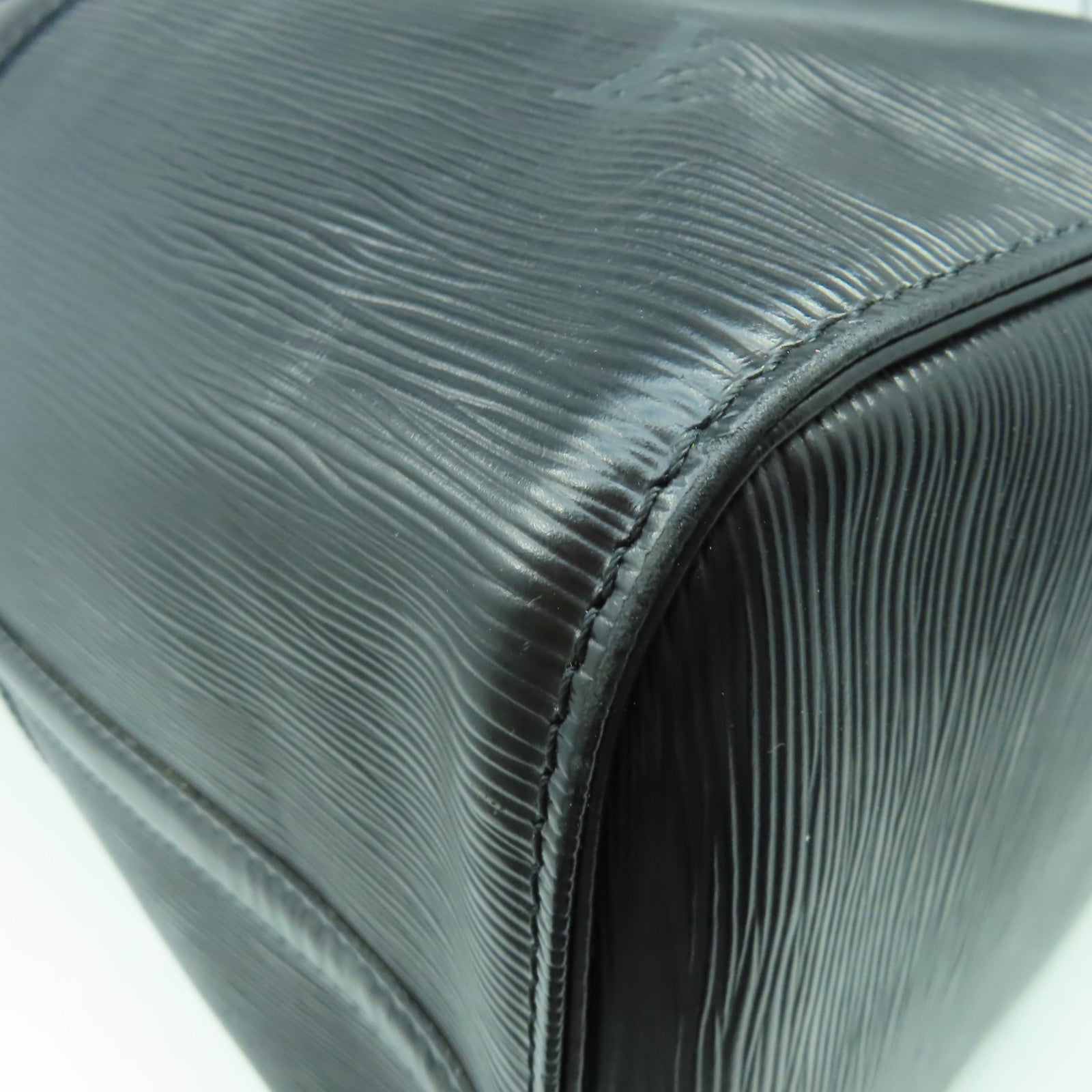 LOUIS VUITTON Epi Keepall 45金扣旅行袋黑色