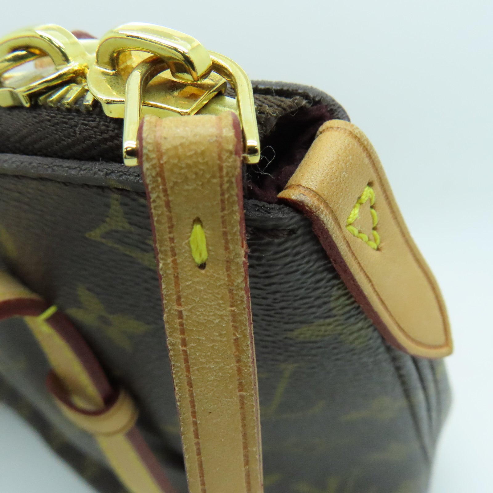 LOUIS VUITTON Monogram Tuileries Tote Bag金扣手挽袋啡色