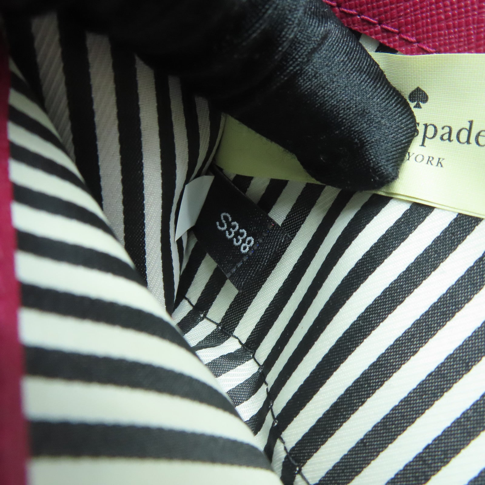 Kate Spade 塗層帆布Long Wallet金扣長錢包紫紅色