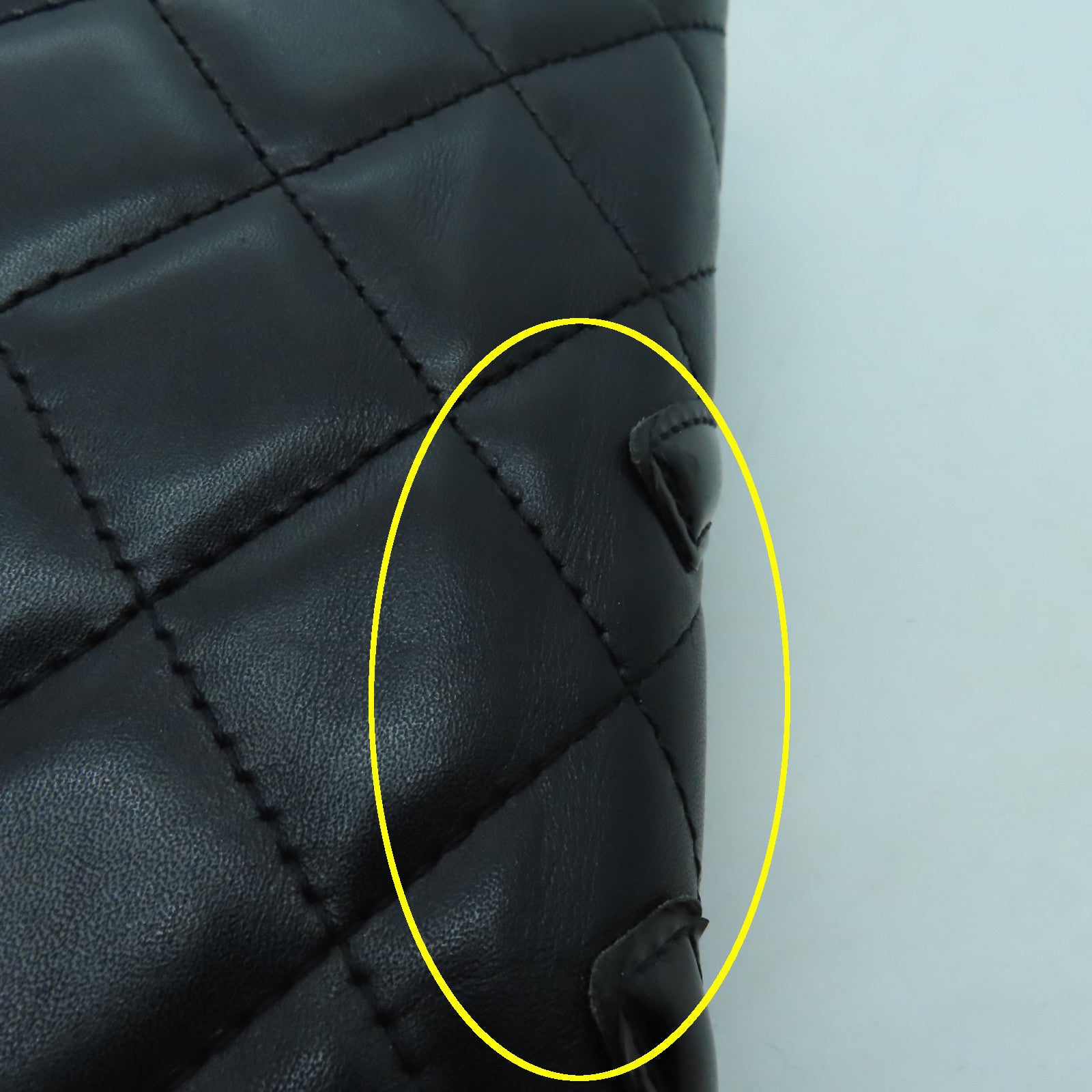 CHANEL 菱格牛皮皮革Cambon Wallet銀扣長錢包黑色