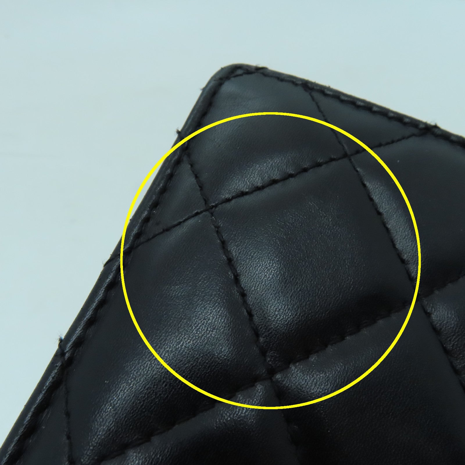 CHANEL 菱格牛皮皮革Cambon Wallet銀扣長錢包黑色